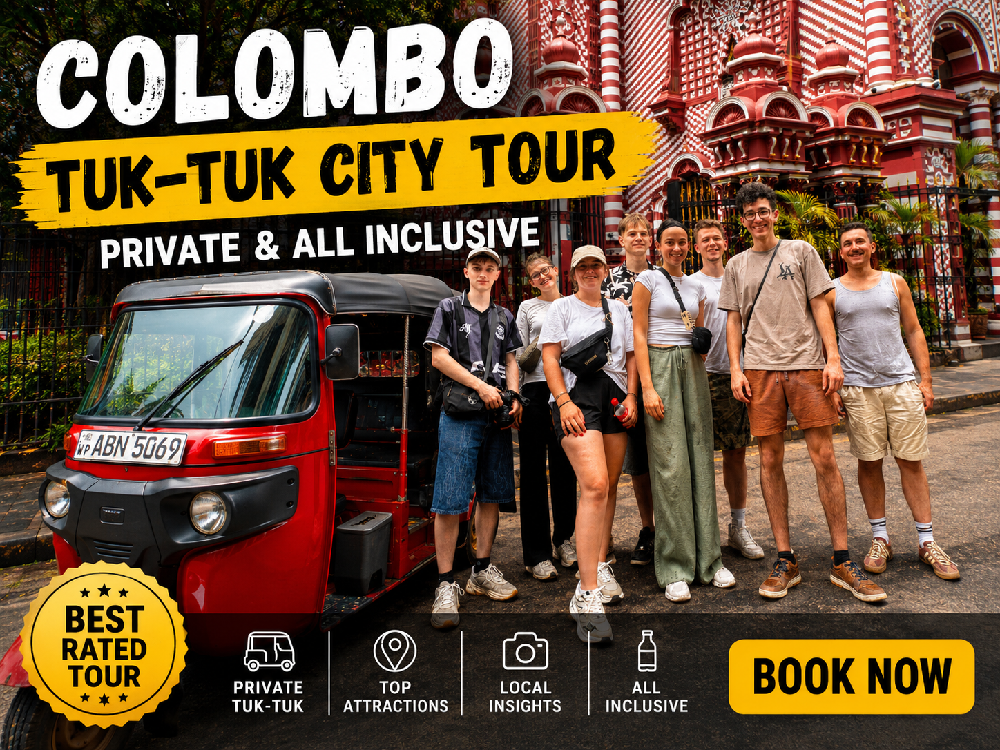 Private Colombo City Tour by Tuk-Tuk