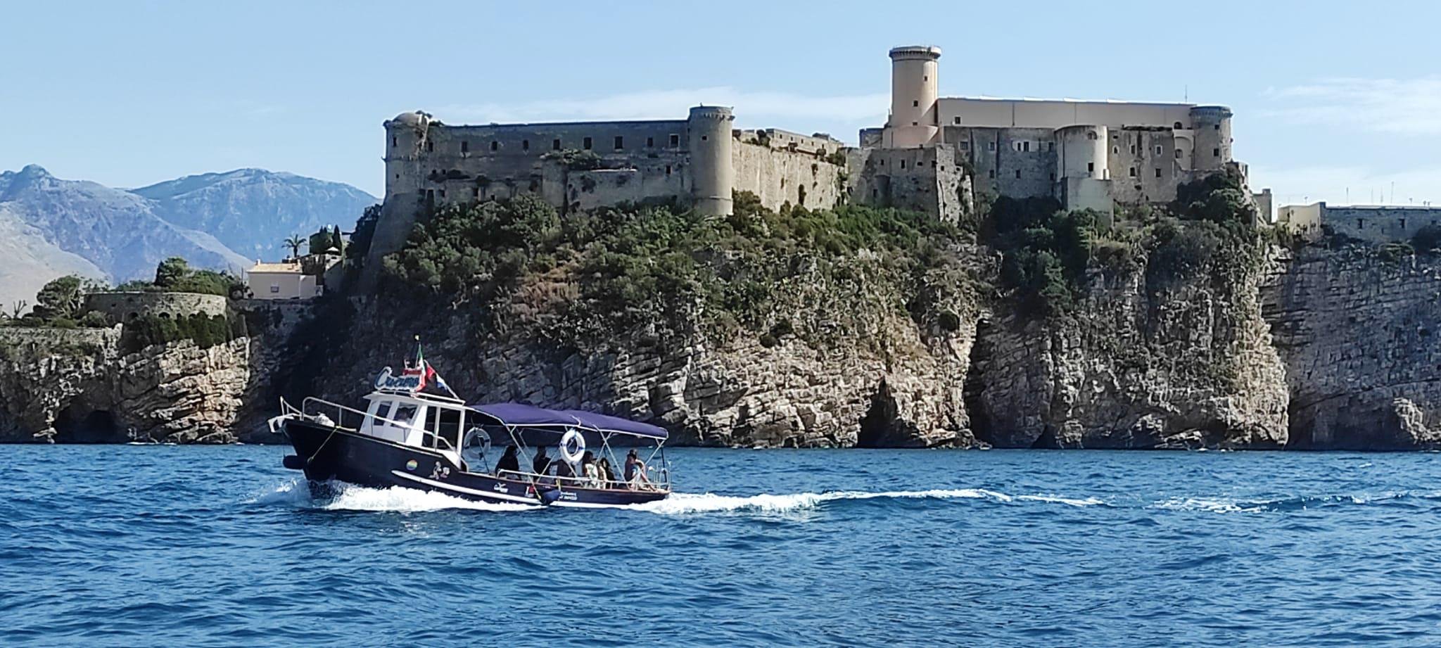 Gaeta Coastal Gozzo Boat Tour