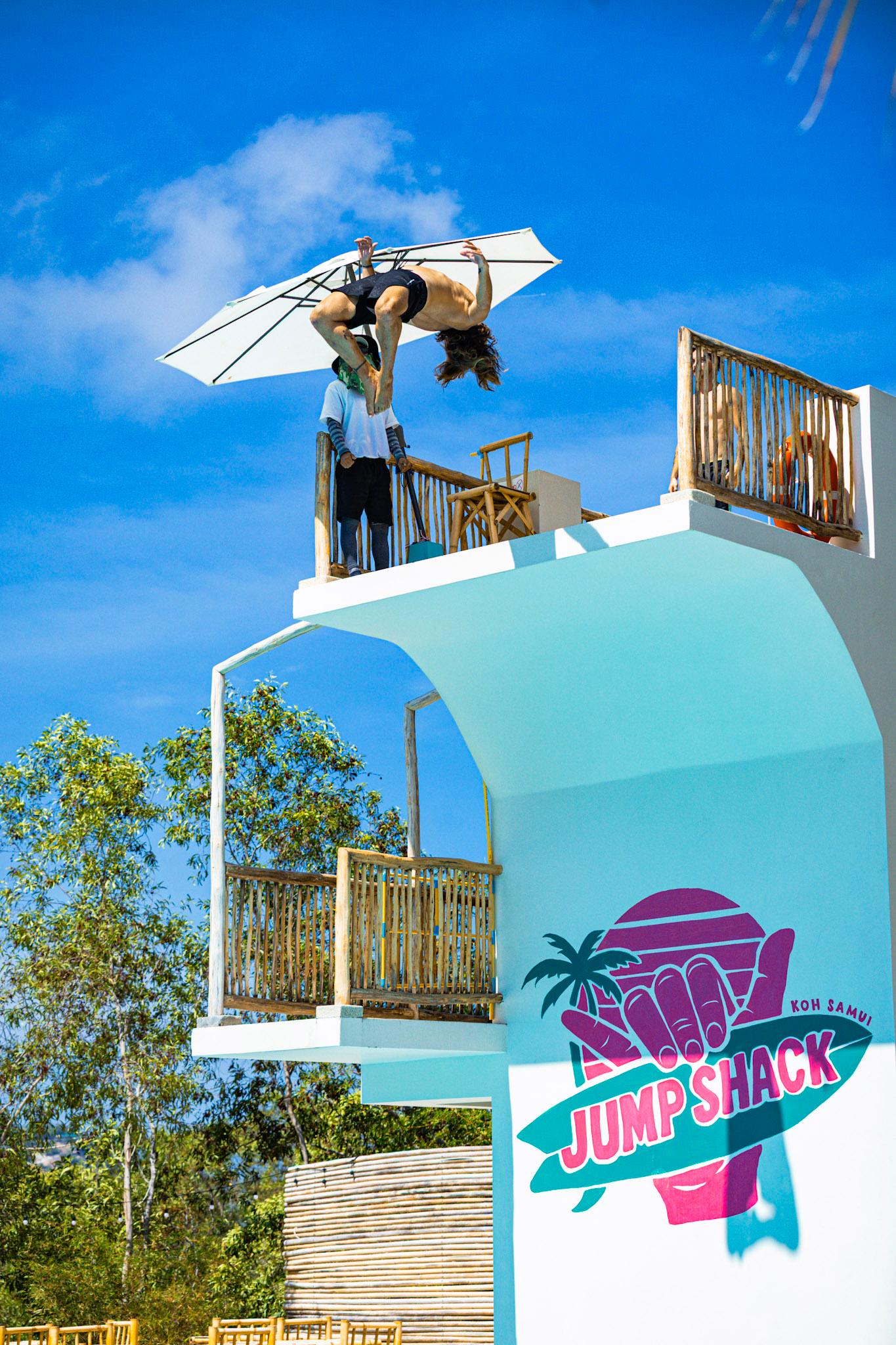 Jump Shack Mountain Day Club Entry with Diving Boards
