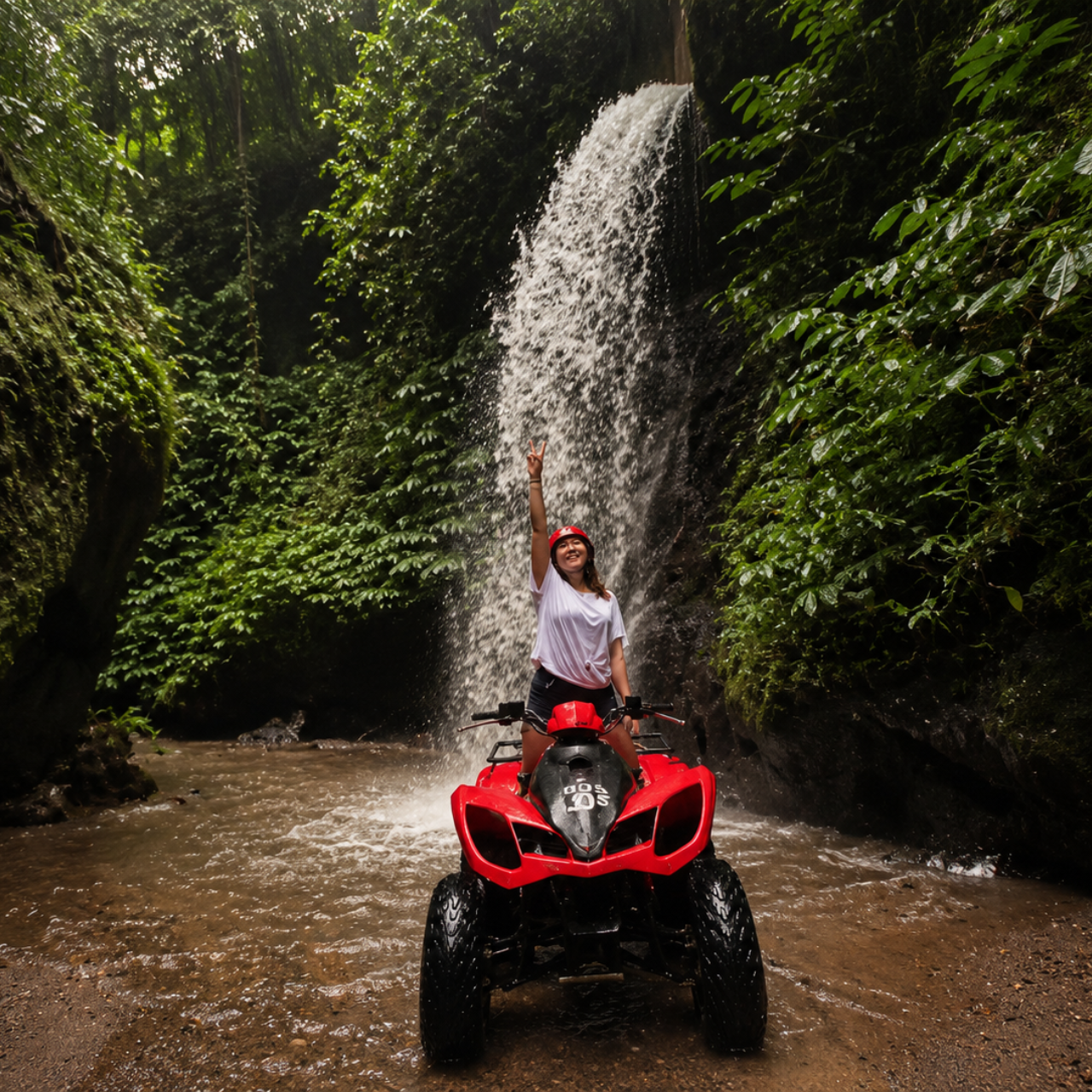 Ubud ATV Adventure: Cave Tunnel, Waterfall & Jungle Track