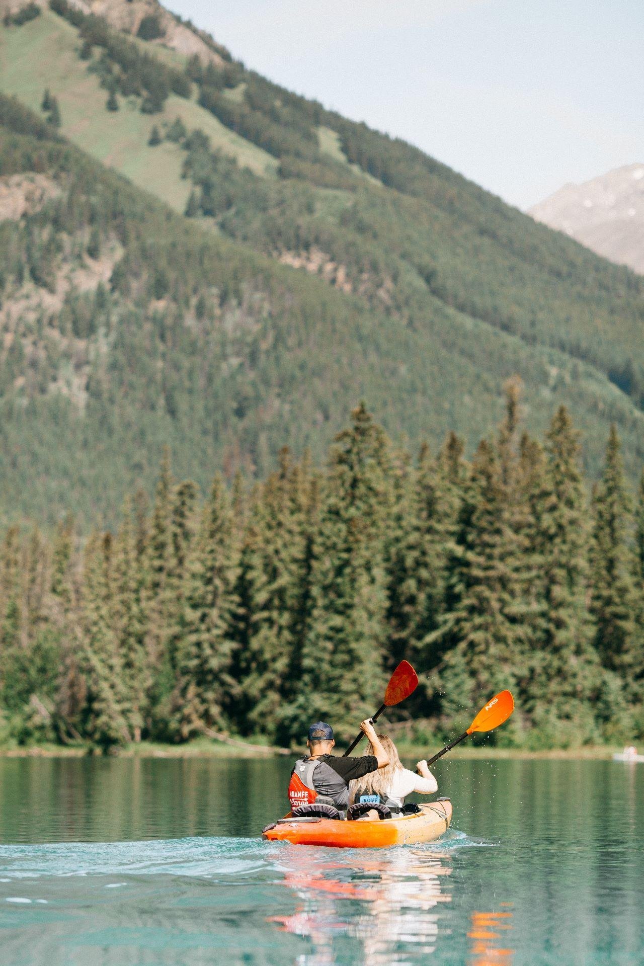 Early Morning Kayaking on Bow River