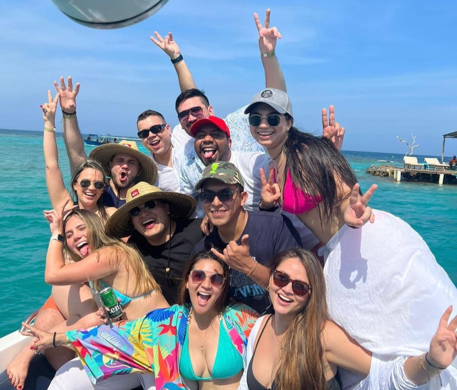 Cartagena Island Hopping & Party Boat Experience