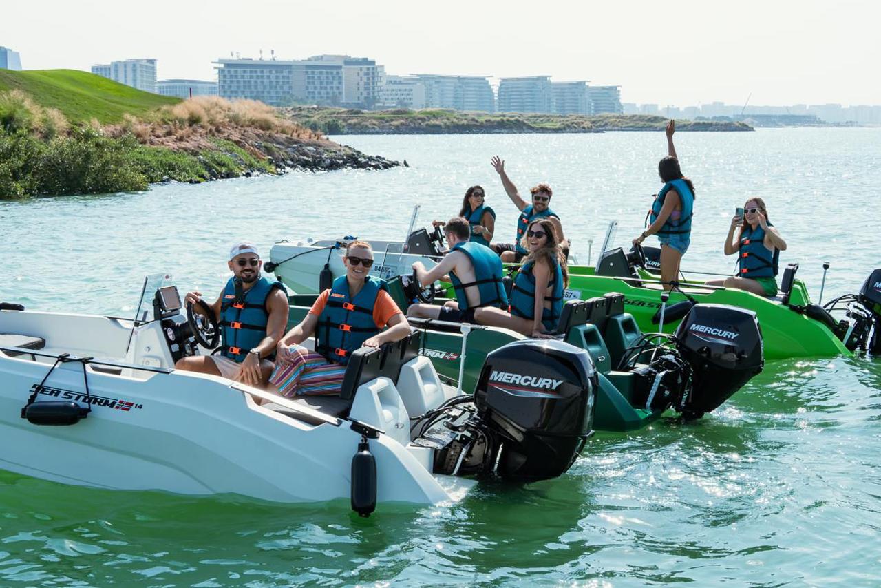 Yas Island Self-Drive Speedboat Tour with GPS Audio Guide