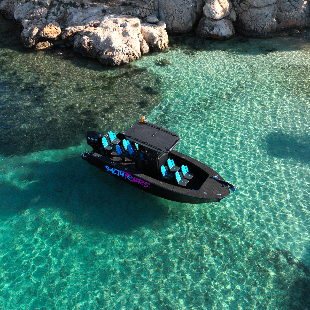 Palma Bay Small-Group Boat Cruise with Snorkeling & SUP