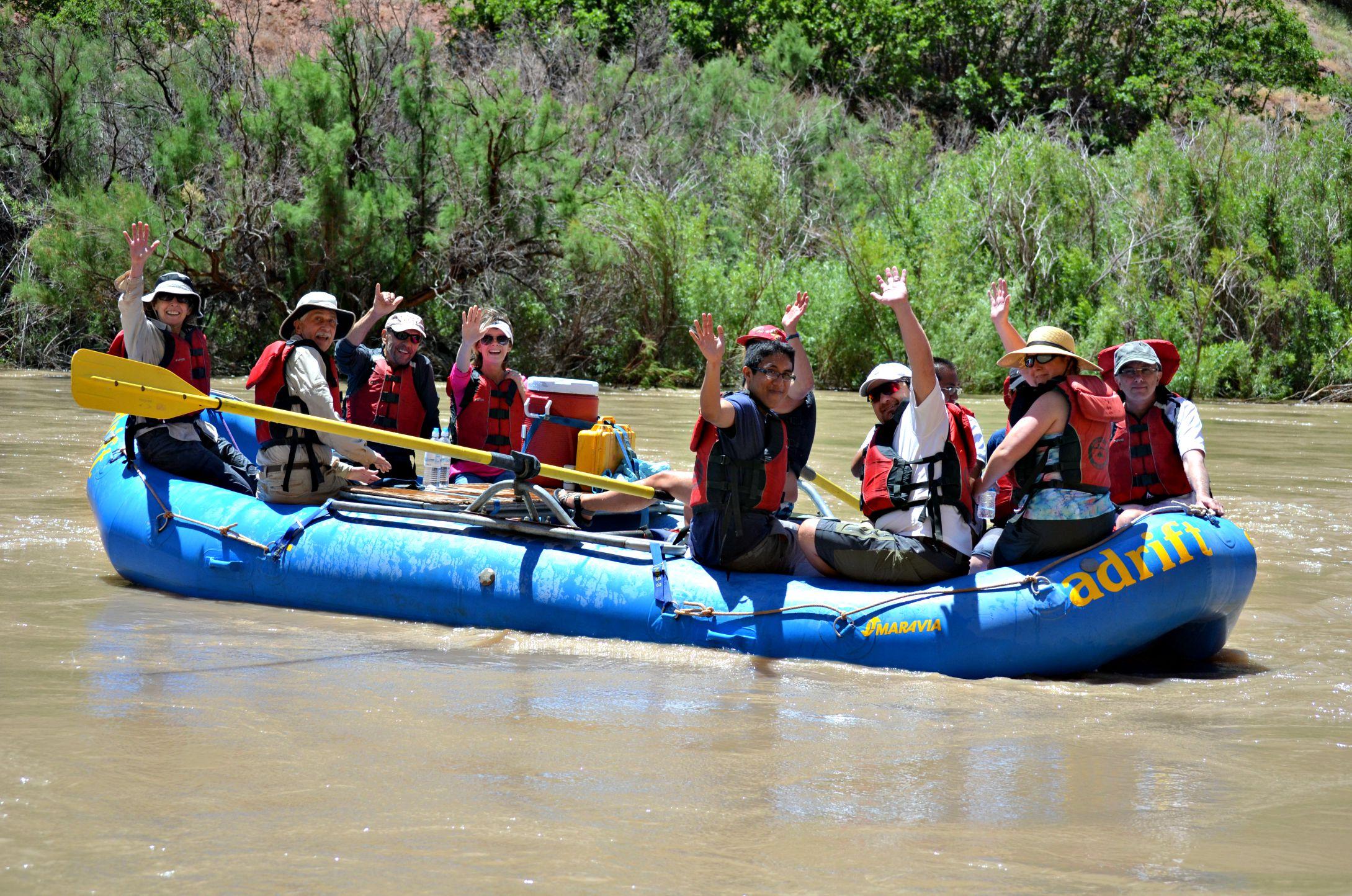 Colorado River Rafting at Fisher Towers