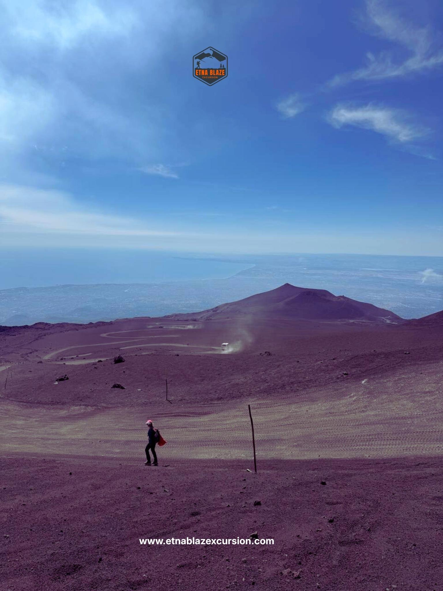 Etna: Trekking to 3,000m, pick-up from Catania, and Drone Video at the base of the summits