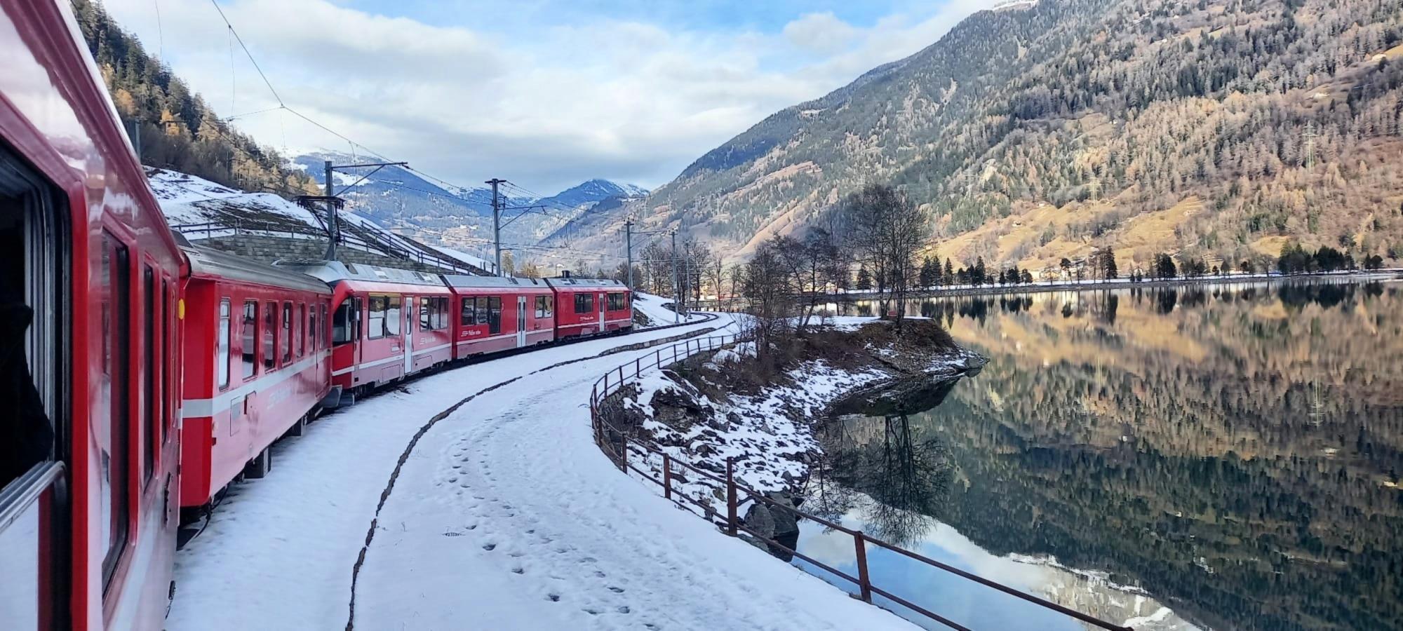 Milan to St. Moritz & Bernina Red Train Day Trip