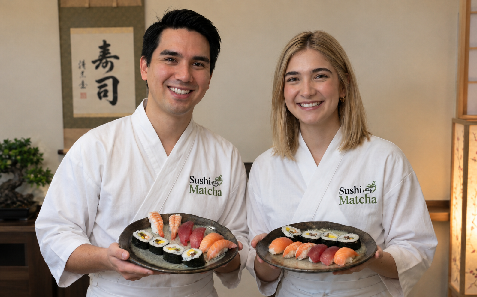 Asakusa Sushi Making Class with Sake Ceremony & Matcha