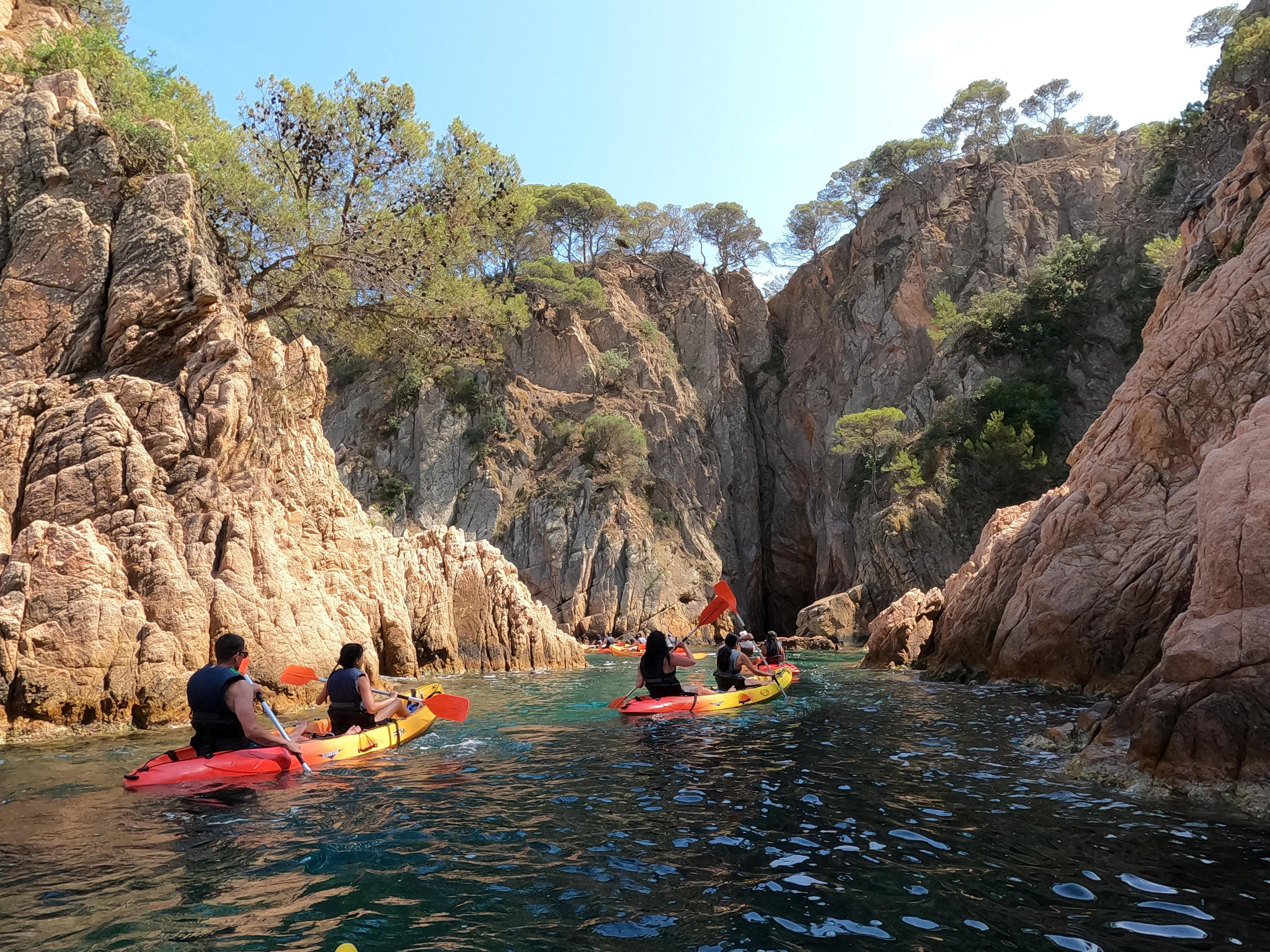 Costa Brava Kayak & Snorkel Day Trip in S'Agaró Bay