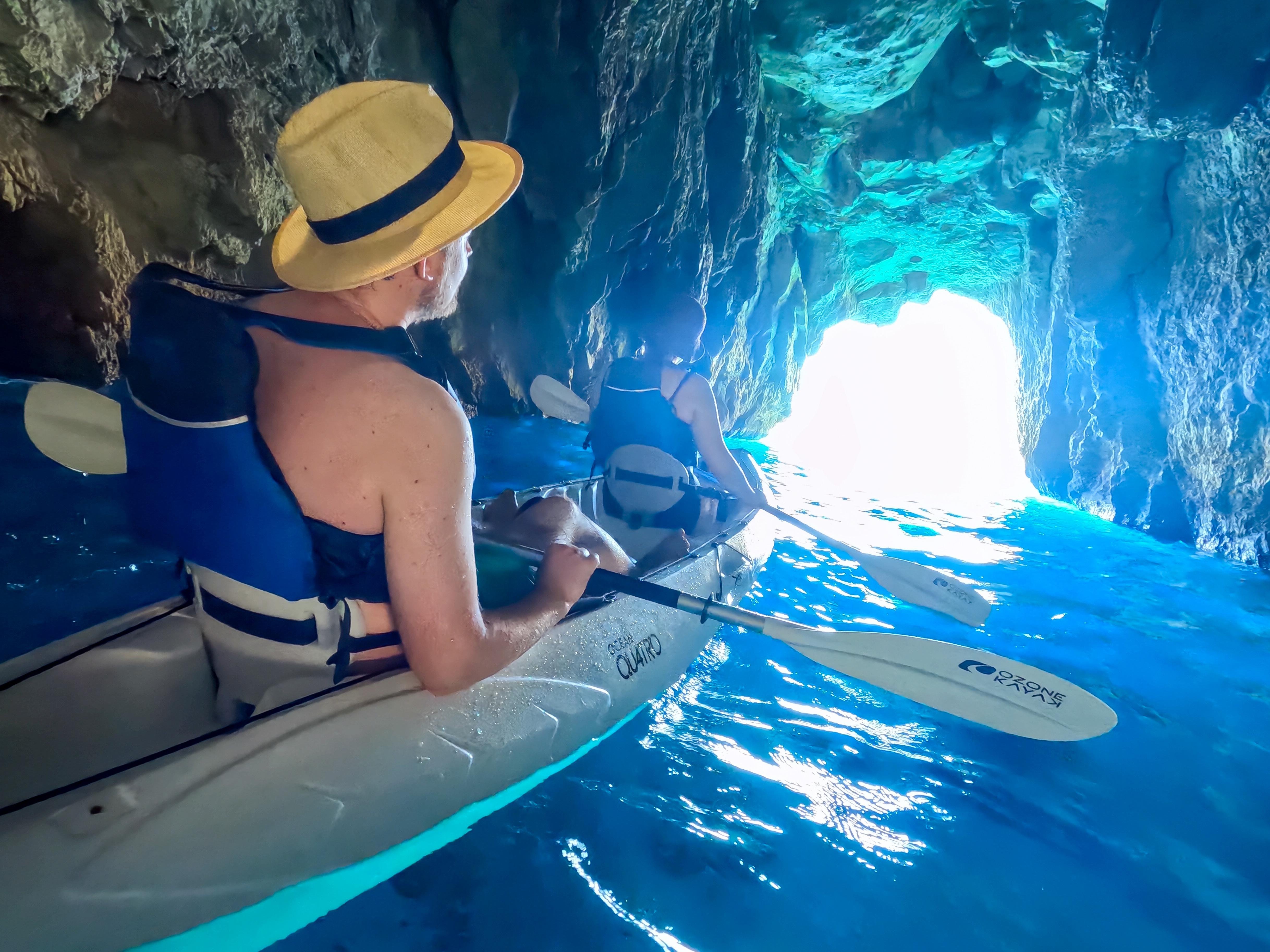 Capri Caves & Hidden Beaches Kayaking Adventure