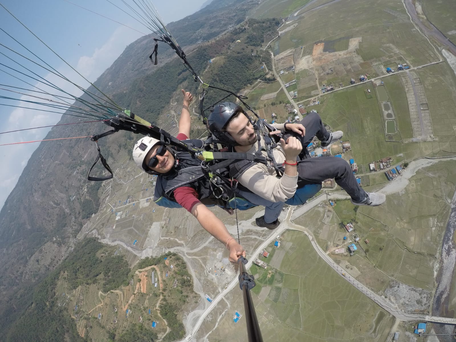 Pokhara Paragliding Flight with Aerial Media