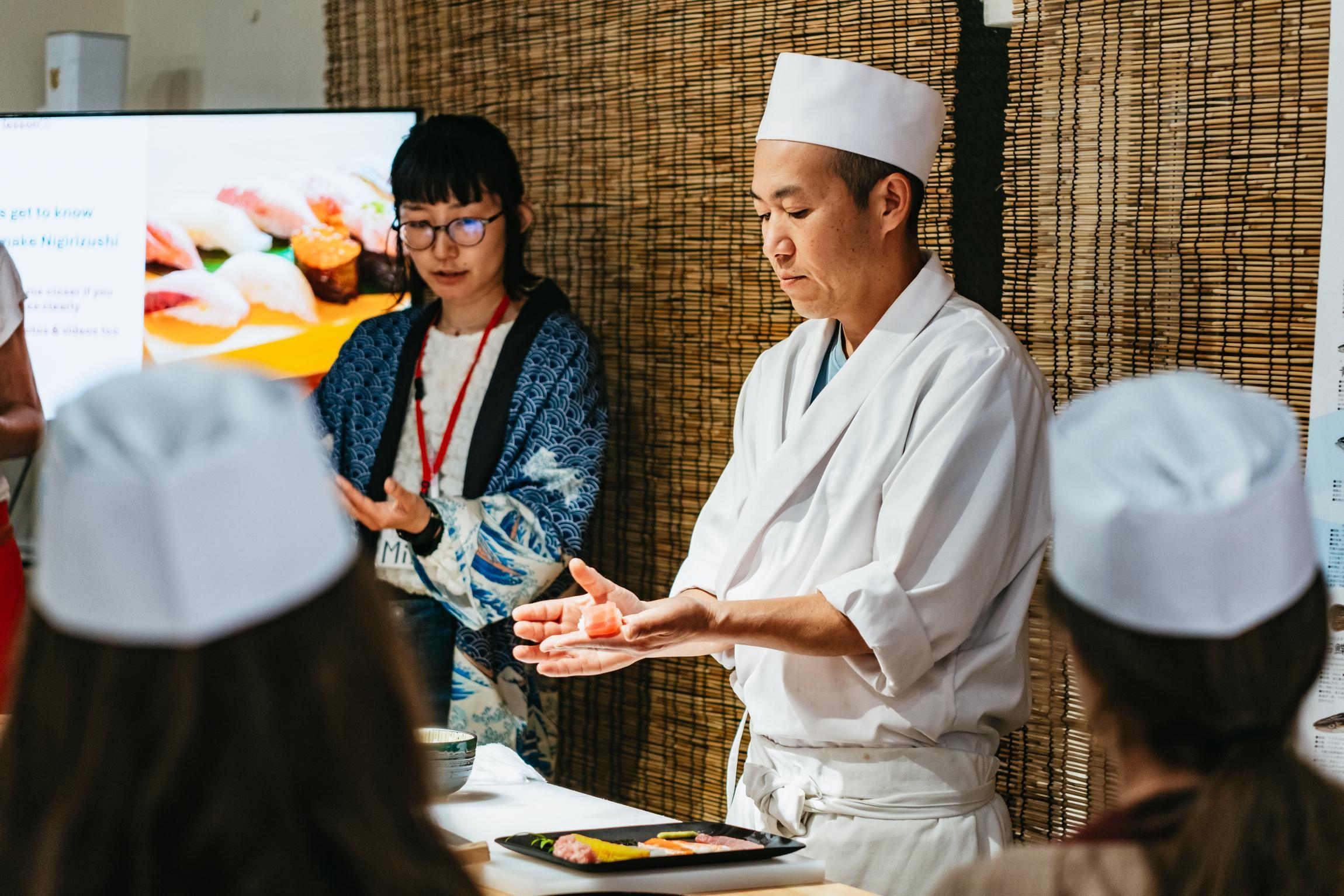 Sushi making class Tokyo — Tsukiji market ingredients, nigiri, sushi master — image 12