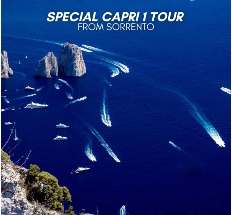 Capri-Bootstour ab Sorrent mit Freizeit zur freien Verfügung
