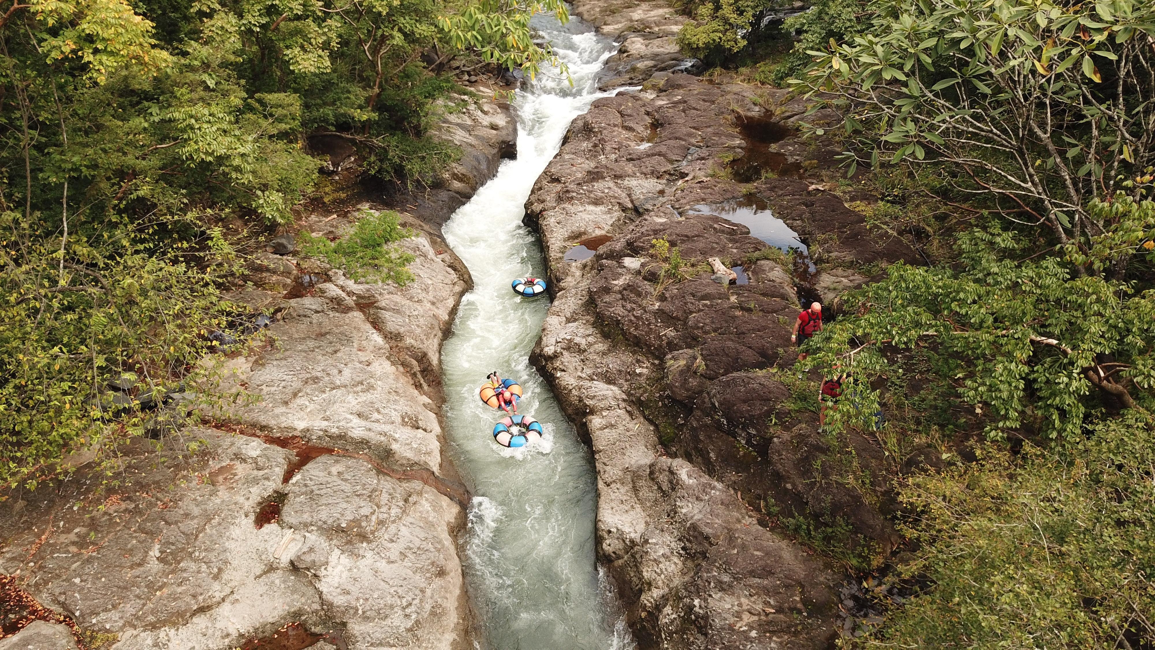 Guachipelin Volcano Adventure: Zipline, River Tubing & Thermal Springs