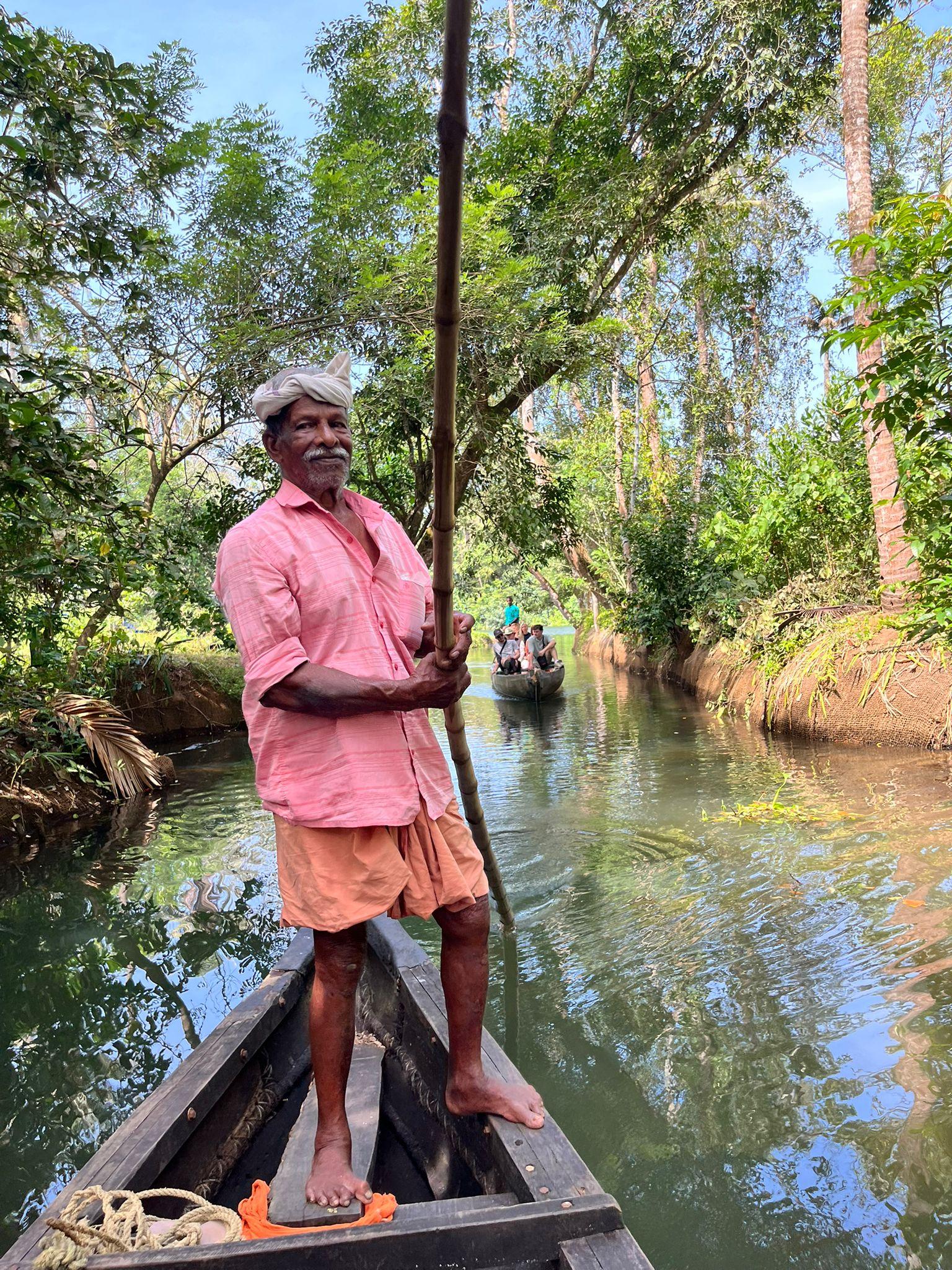 Kerala Backwater Village Punting Cruise with Lunch