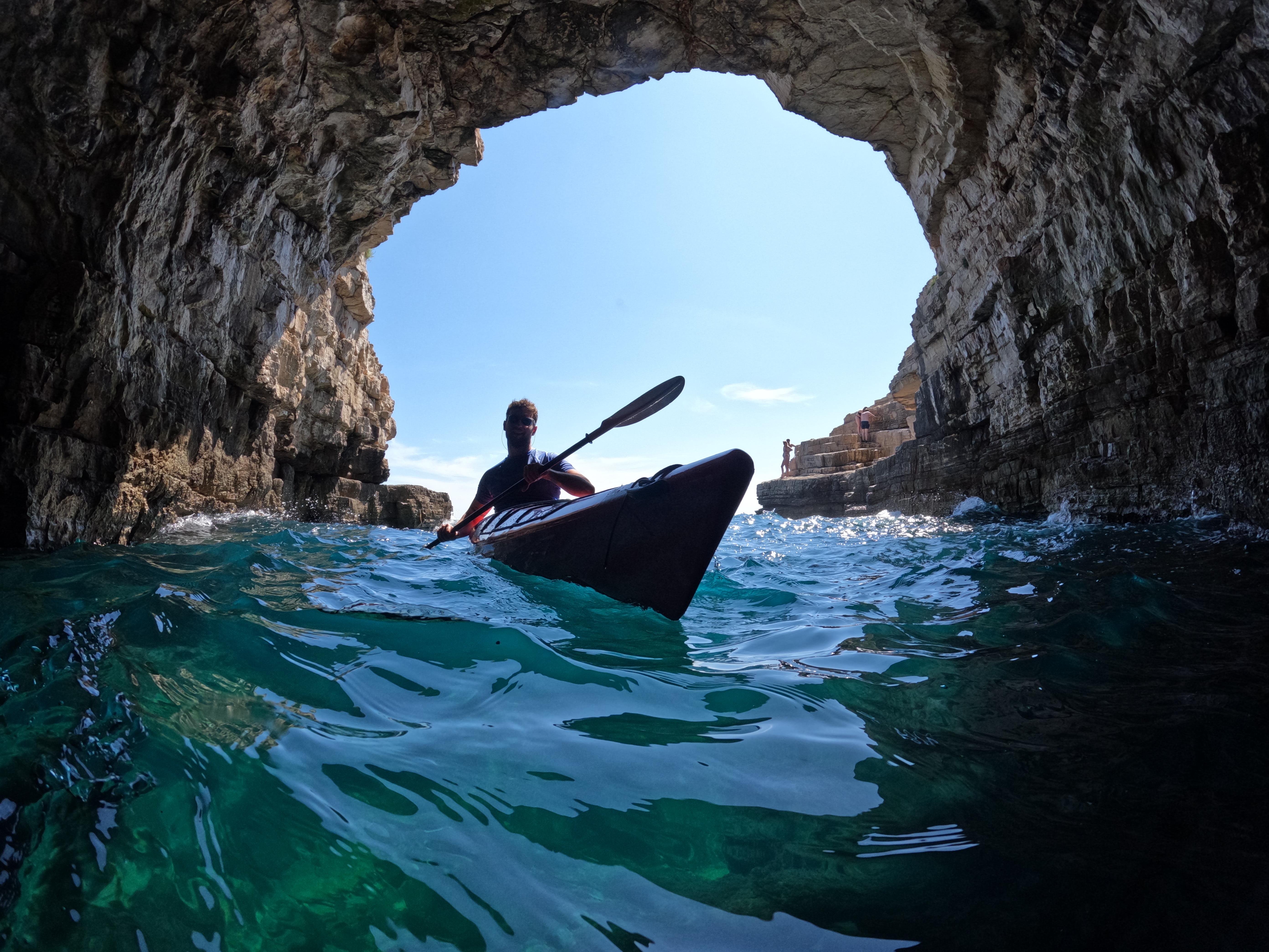 Pula Coastline Kayaking, Cliff Jumping & Snorkeling Adventure