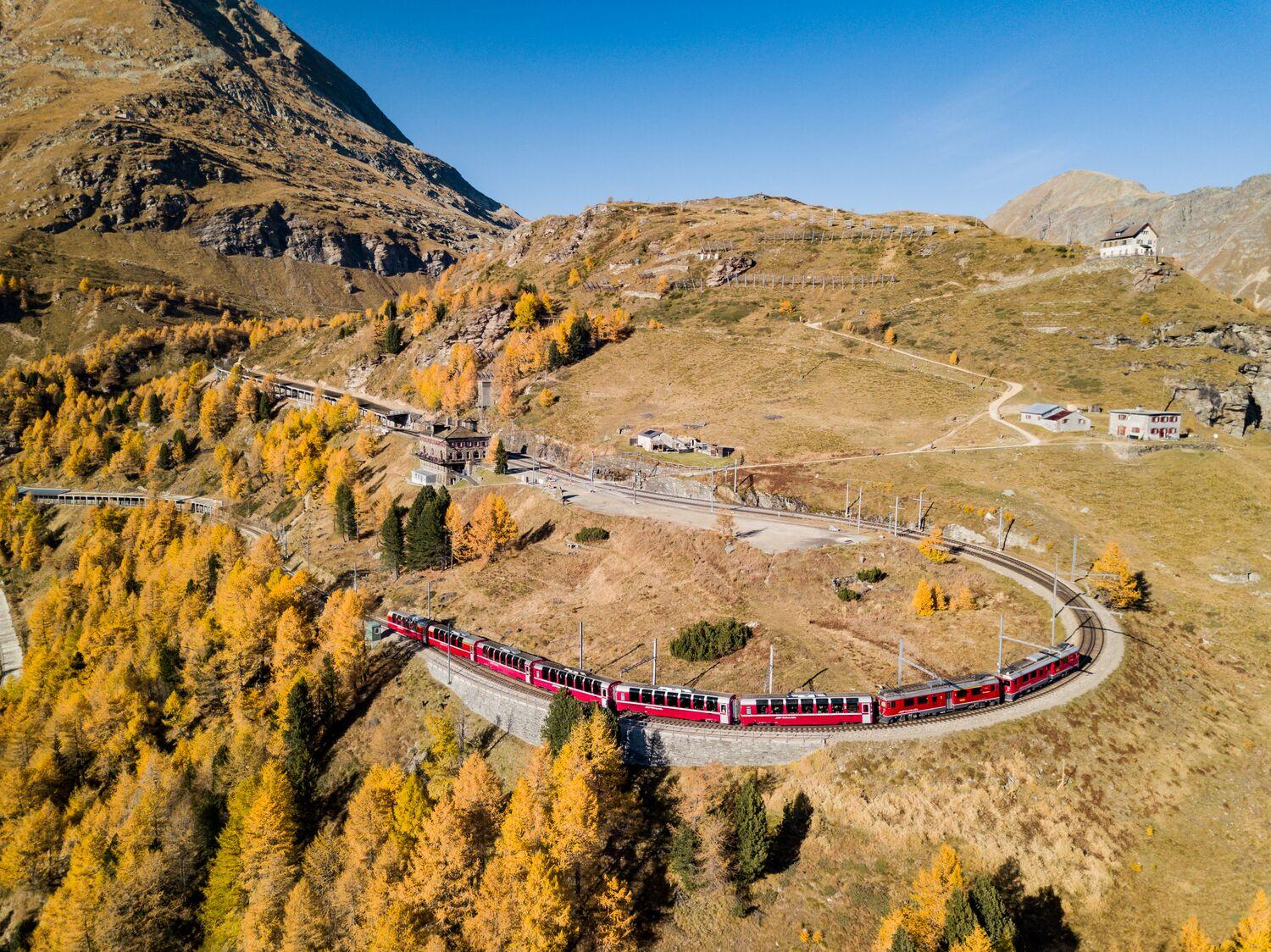 Swiss Travel Pass scenic train, mountain railway and lake boat in the Swiss Alps — image 3