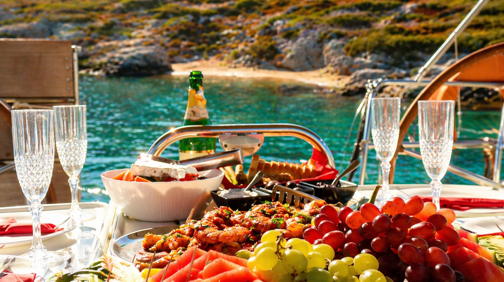 Heraklion Dia Island Small Group Sailing & Dining Experience