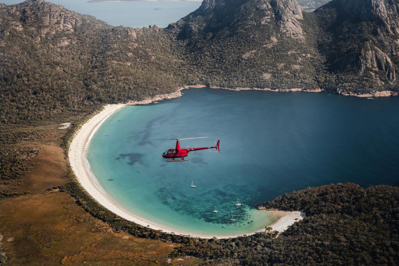 Freycinet Peninsula Helicopter Flight