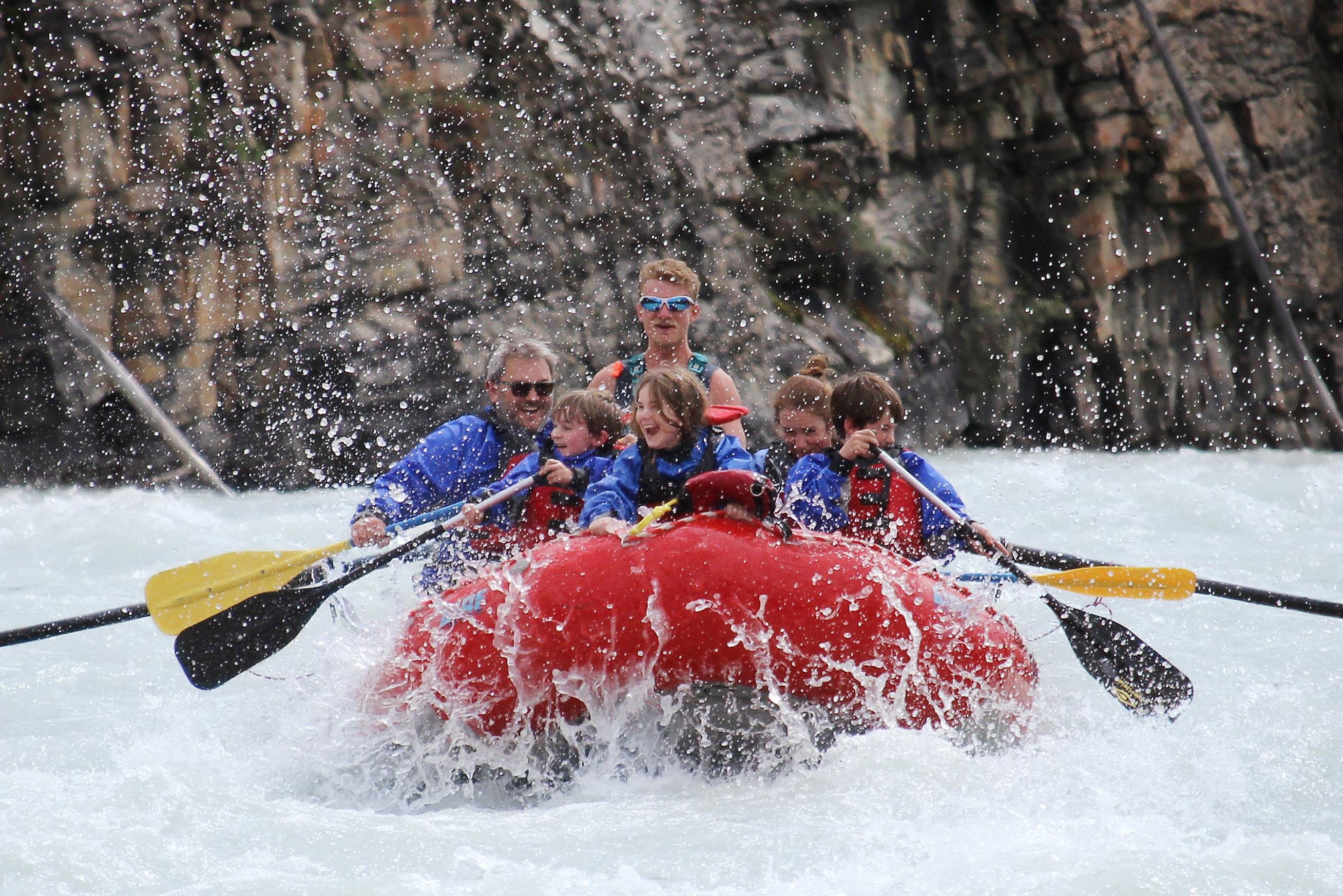 Jasper Canyon Run Family Whitewater Rafting