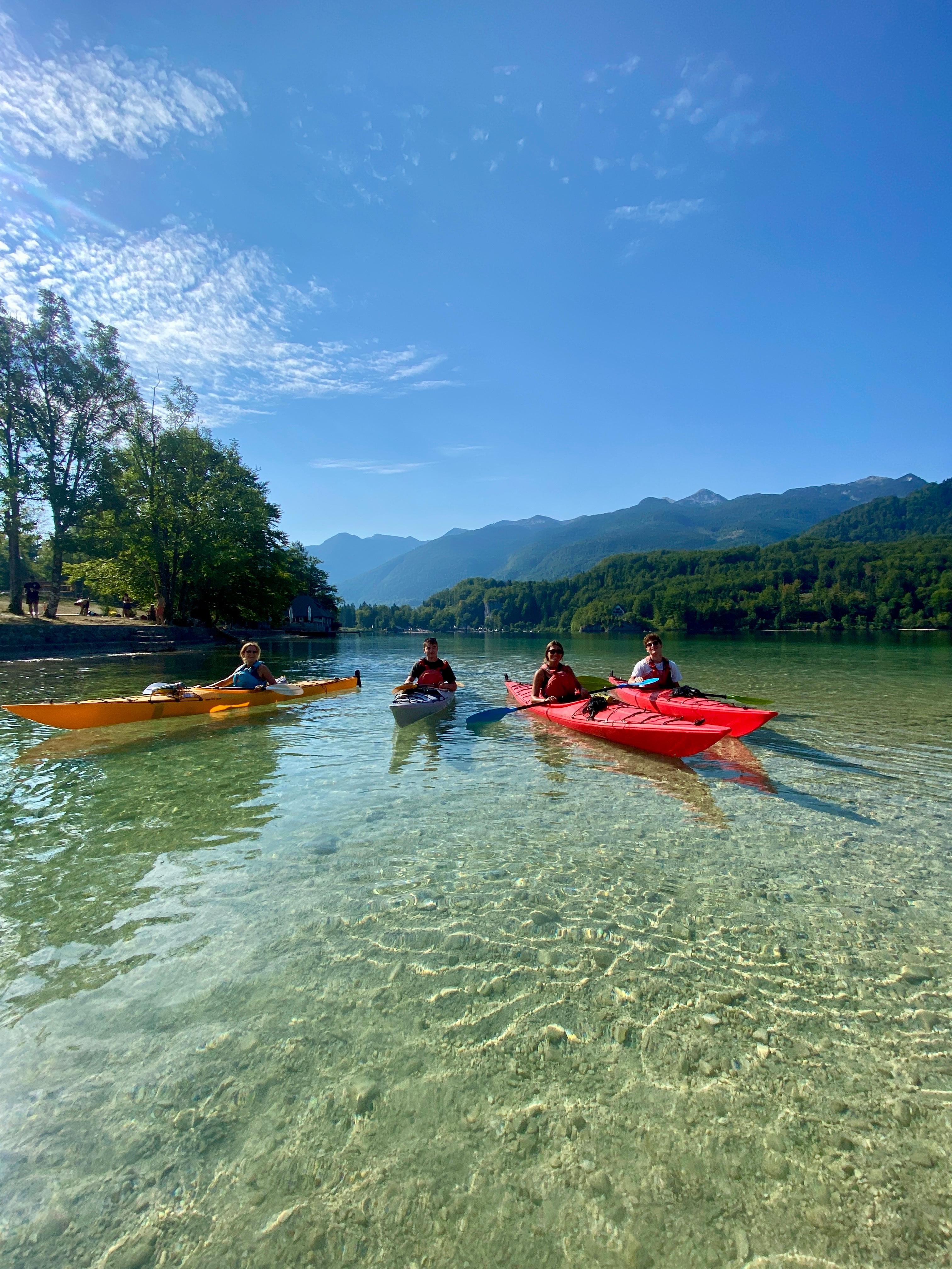 Lake Bohinj Guided Kayak Adventure with Picnic