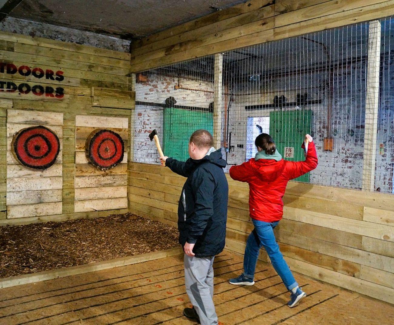 Llangollen Axe Throwing Experience