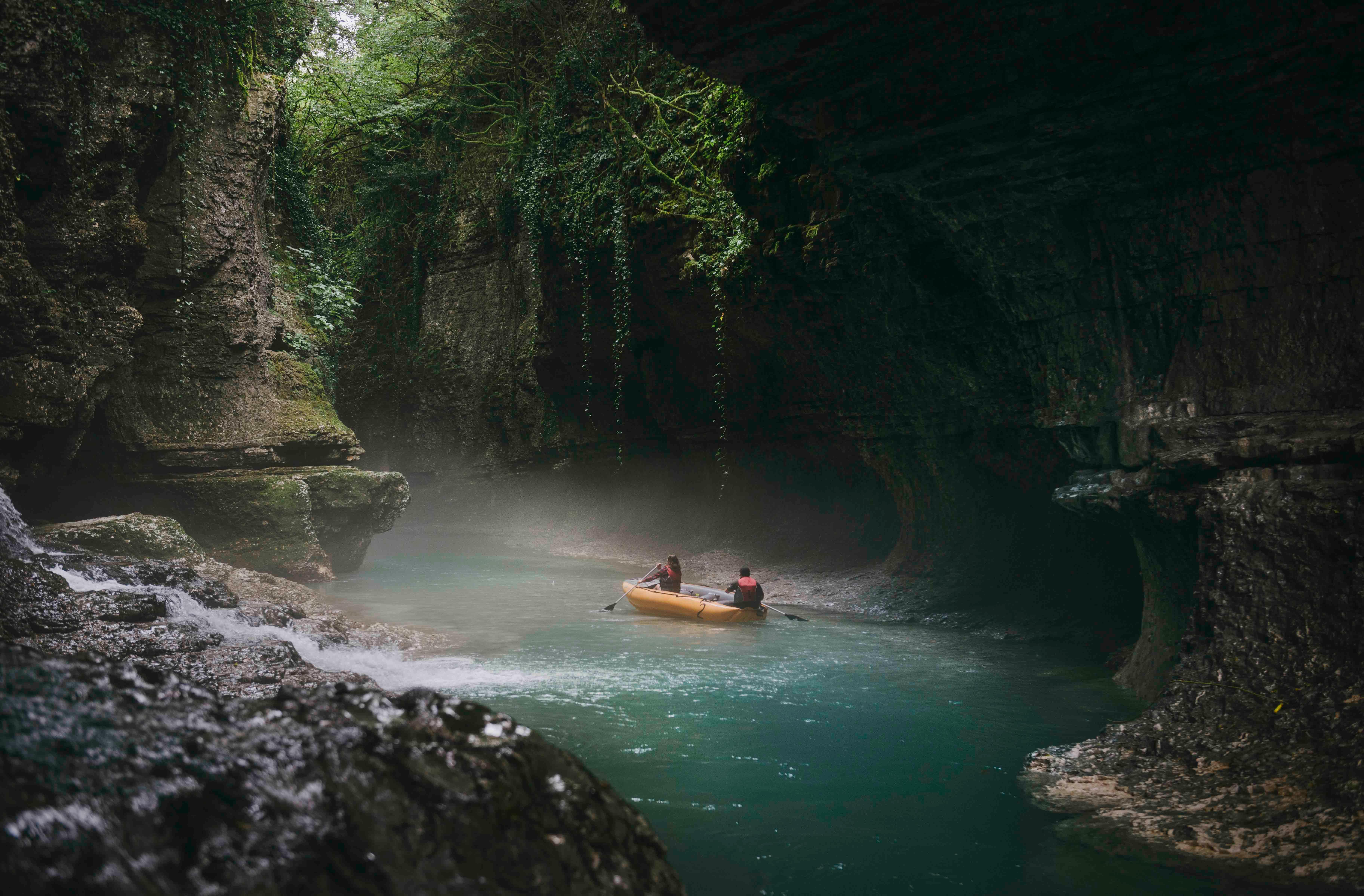 From Batumi: Martvili Canyon, Prometheus Cave & Nokalakevi Hot Springs Tour