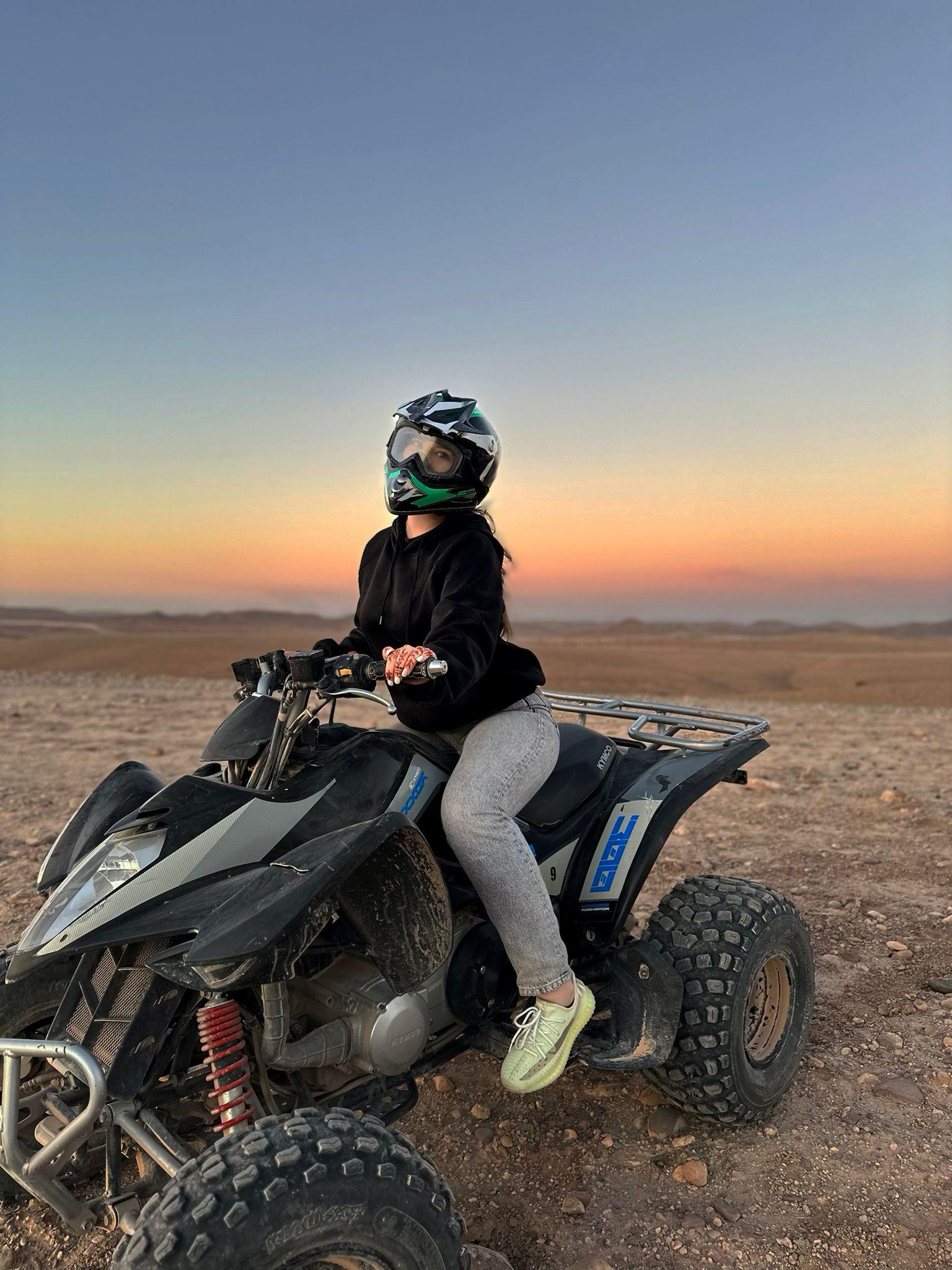 Agafay Desert Quad Bike Adventure & Berber Dinner