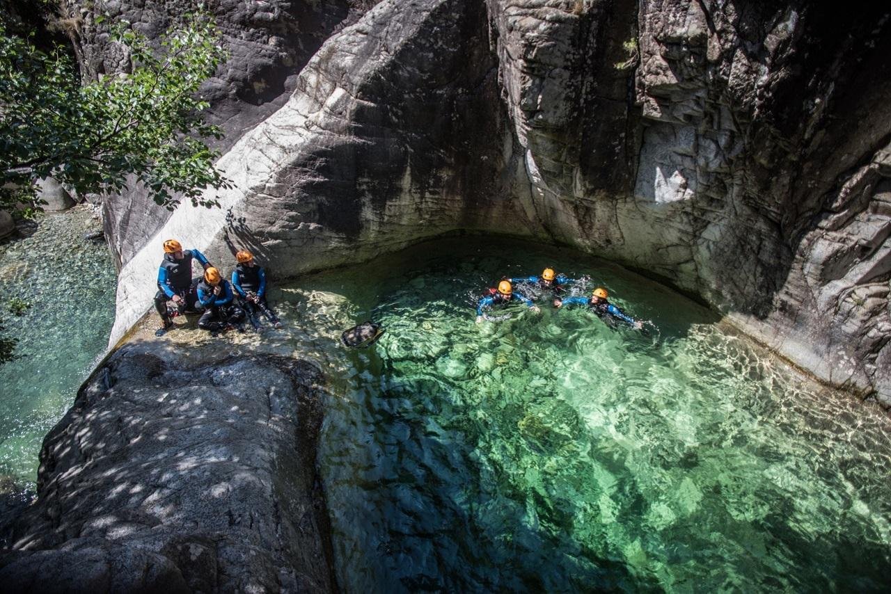 Bocognano Richiusa Canyon Beginner Canyoning Experience