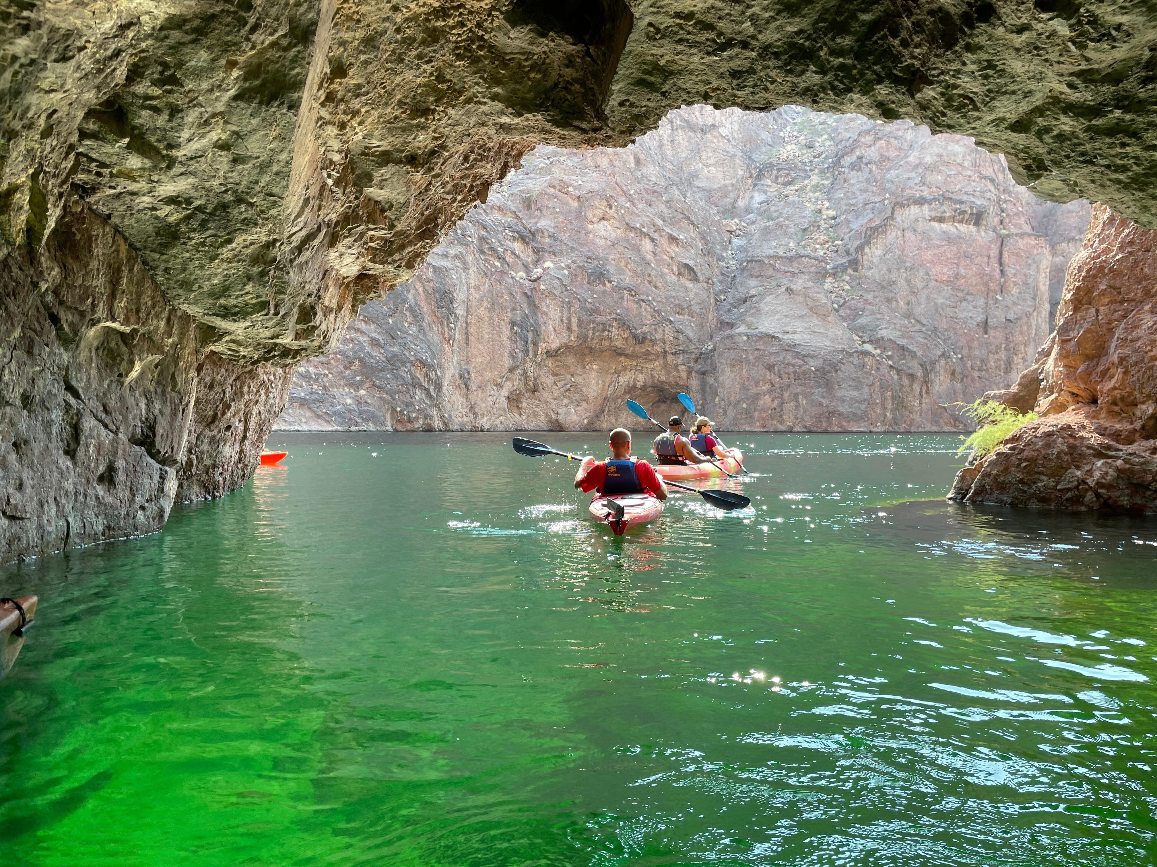 Emerald Cave Kayaking Expedition from Las Vegas