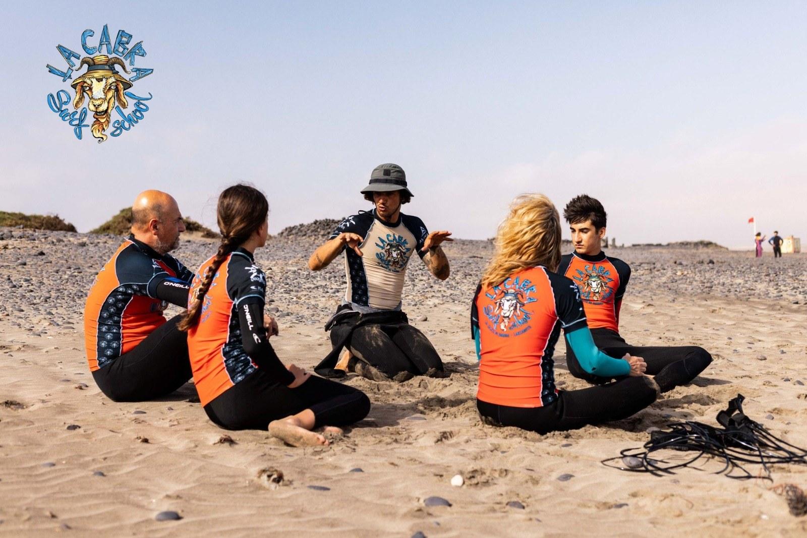 Famara Beach Group Surf Lesson with Gear