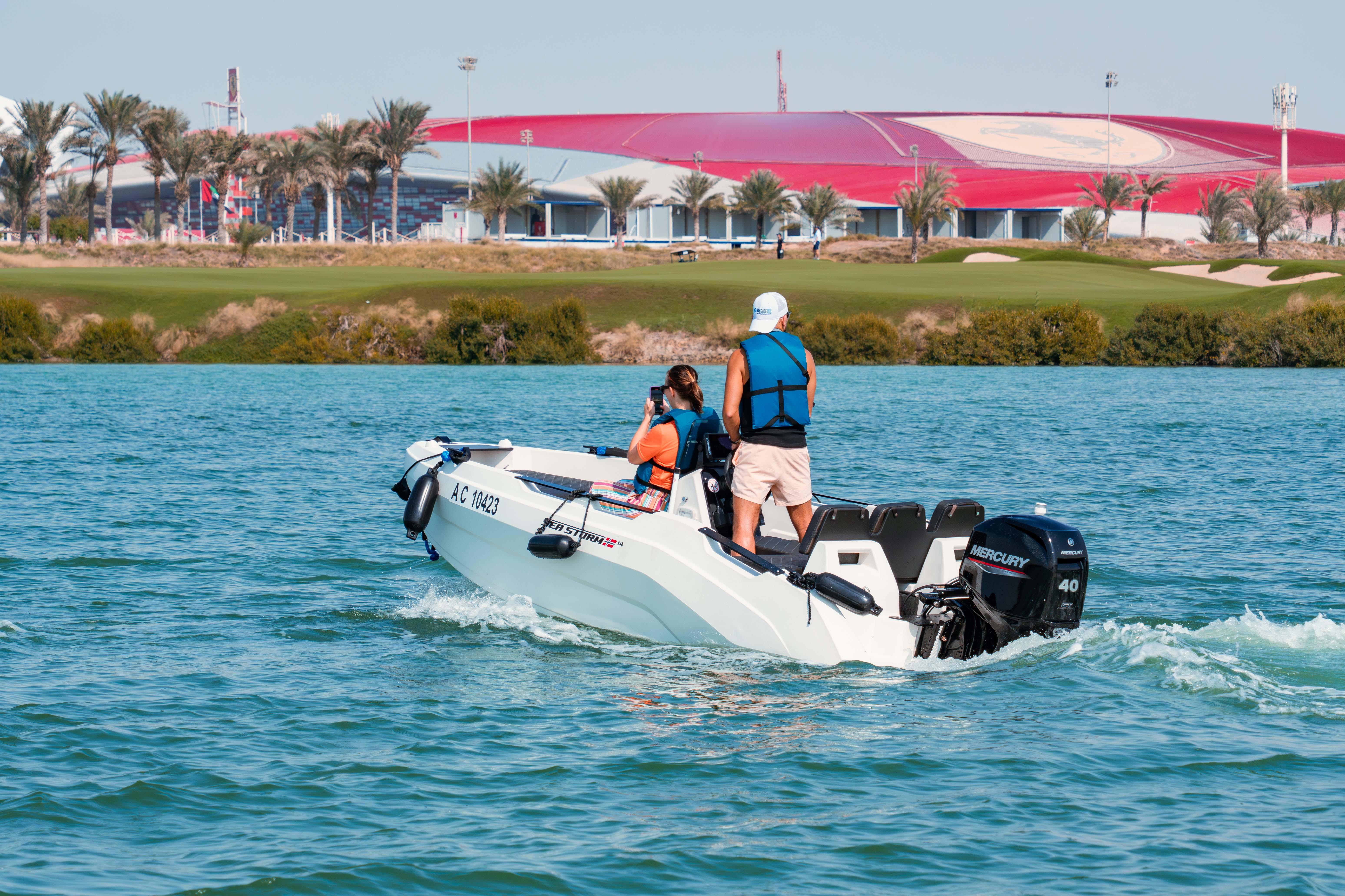 Yas Island Self-Drive Speedboat Tour with GPS Audio Guide