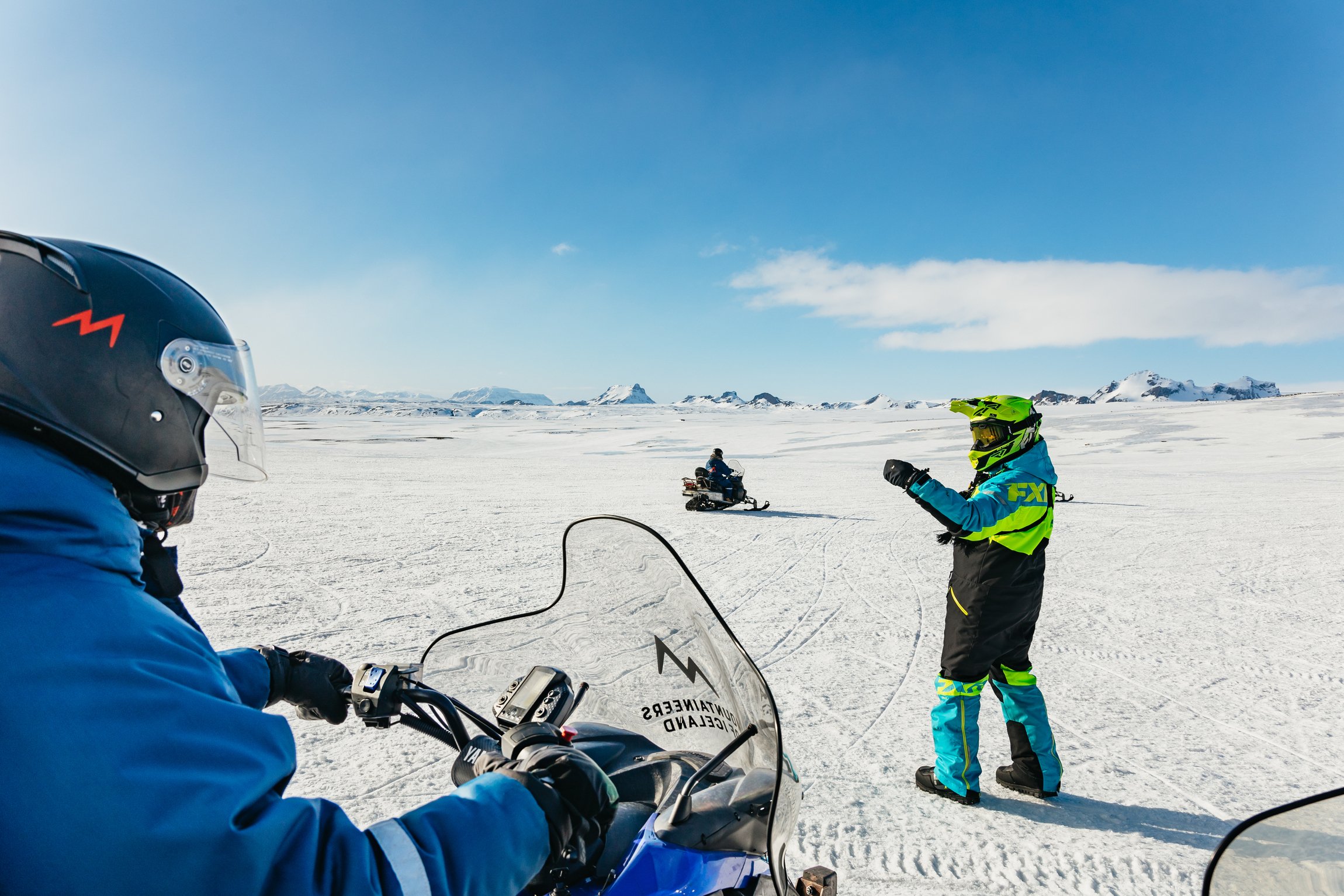 Golden Circle & Langjökull Glacier Snowmobile Adventure