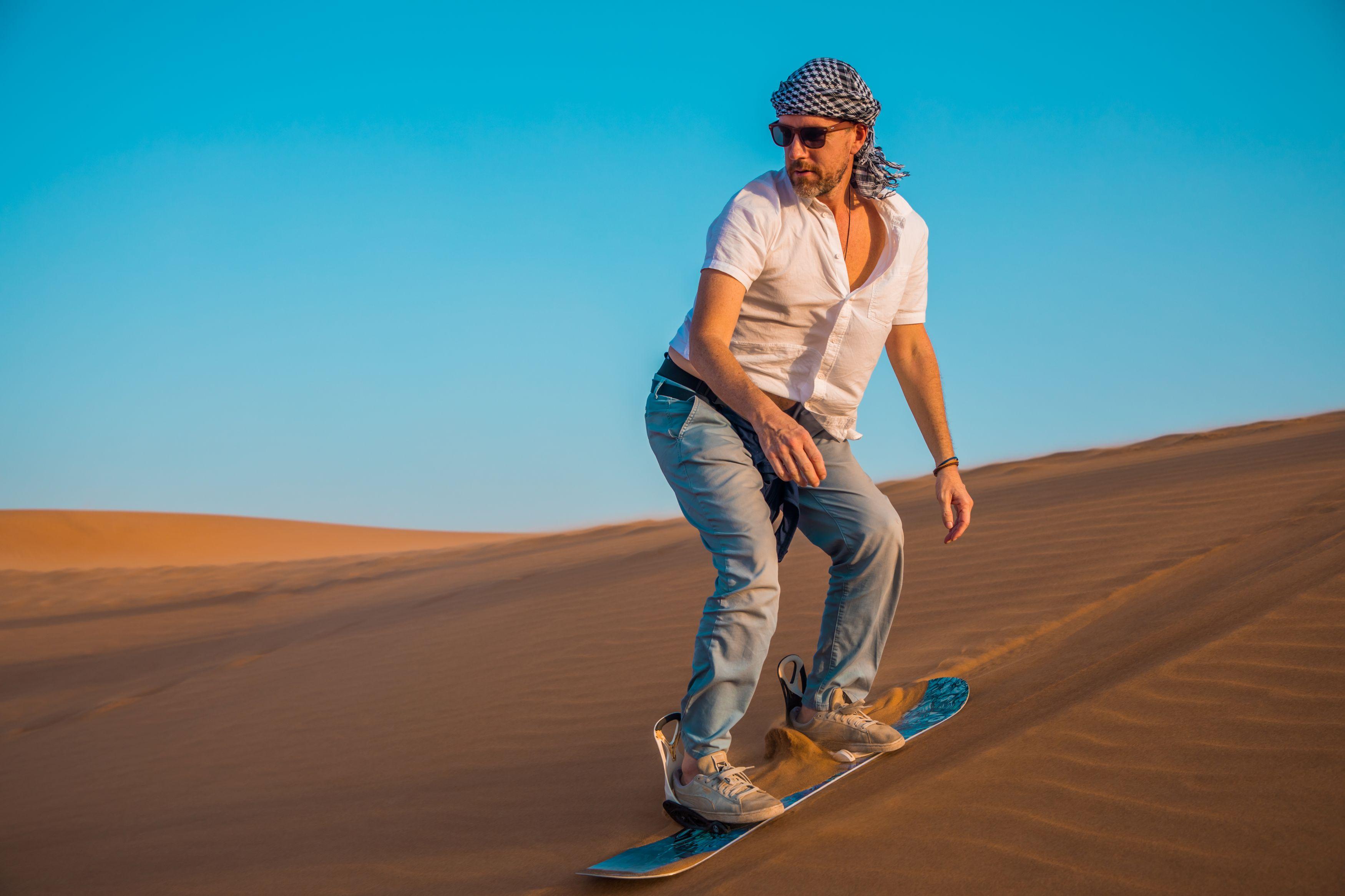 Dubai Desert Safari, Camel Ride & Helicopter Skyline Flight