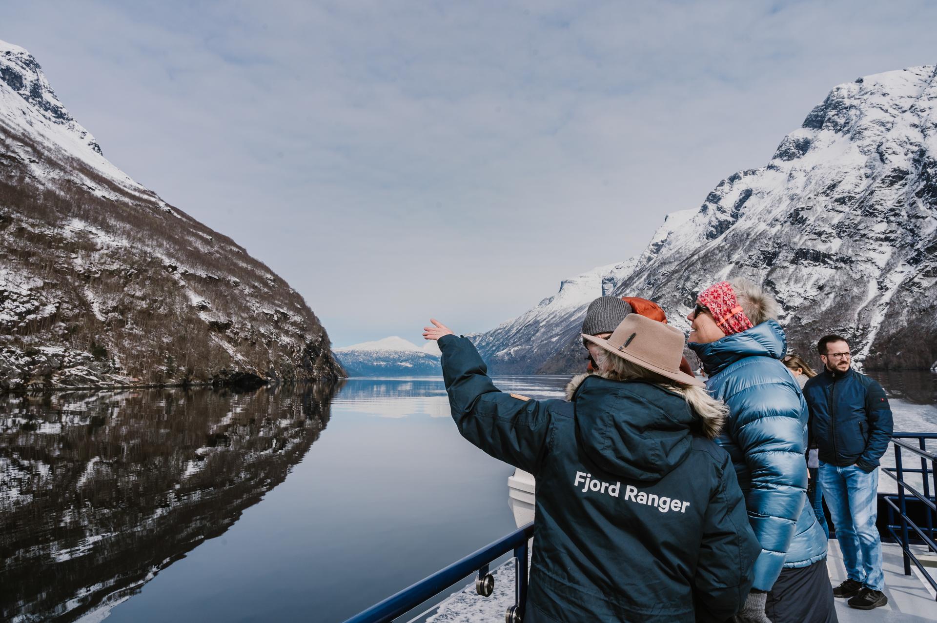 Winter Fjord Cruise to Geirangerfjord