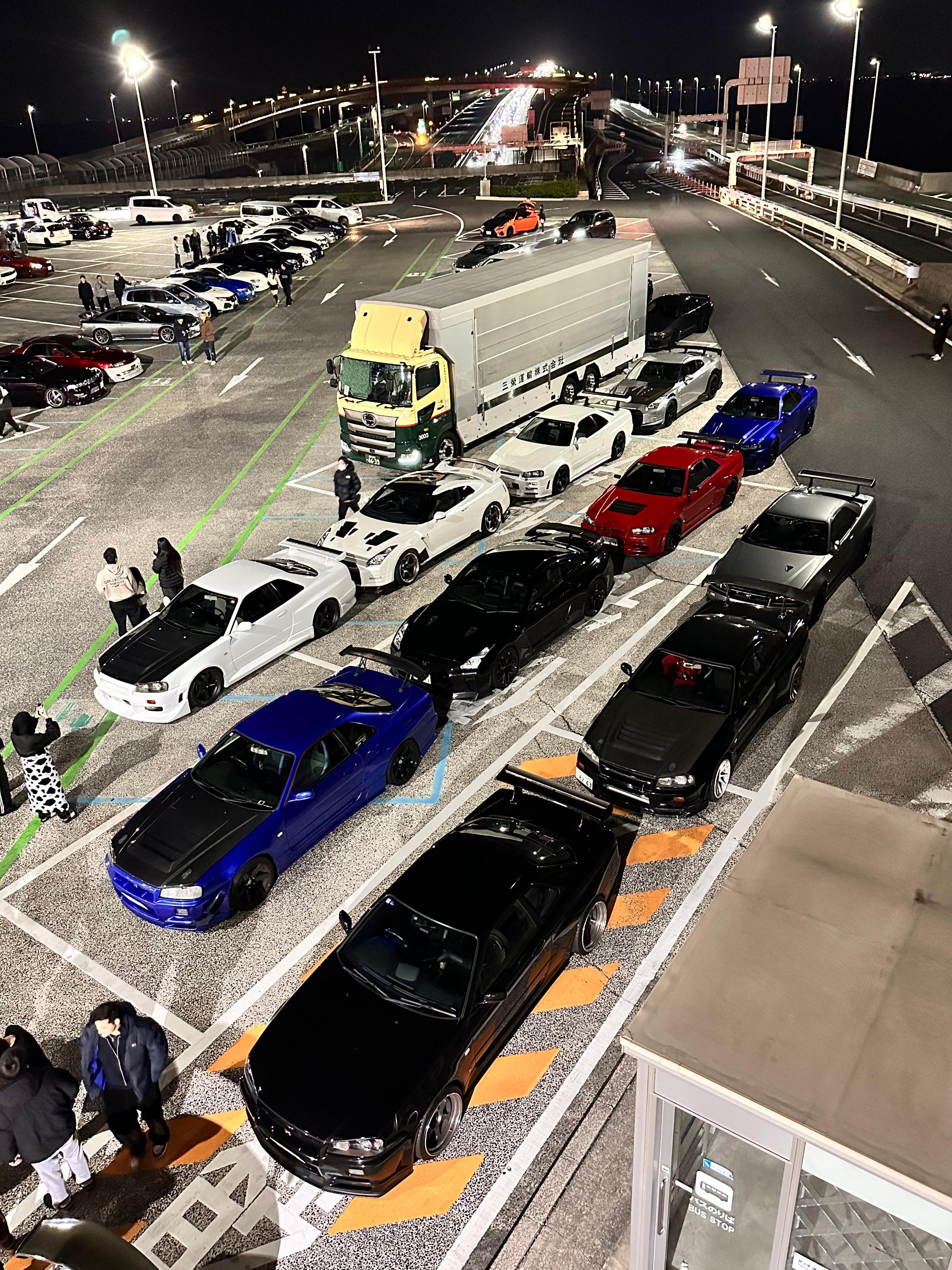 Tokyo Private JDM Car Tour: Daikoku PA Convoy & Night City Cruise