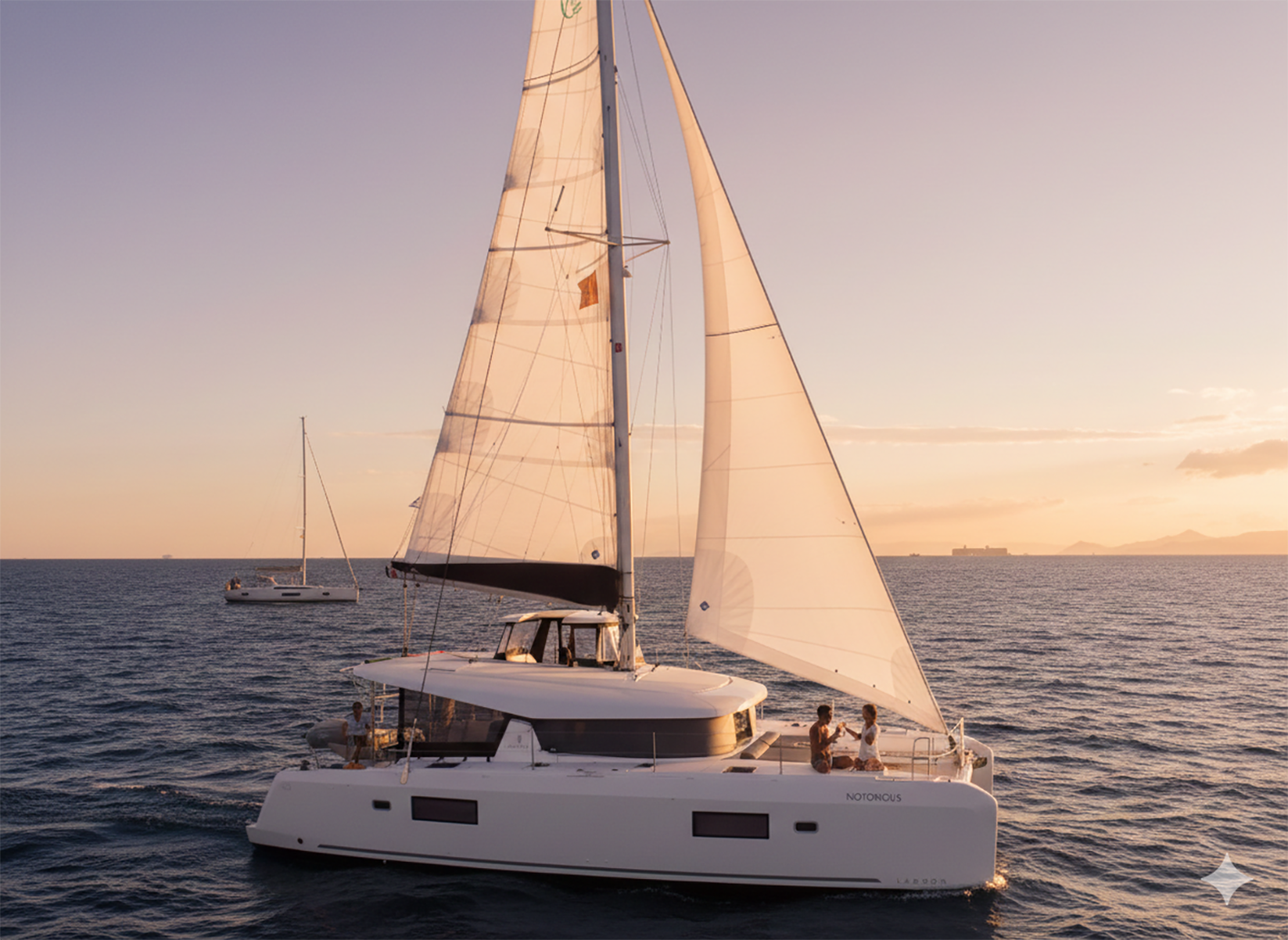 Catamaran Sunset Voyage to Paros & Portara