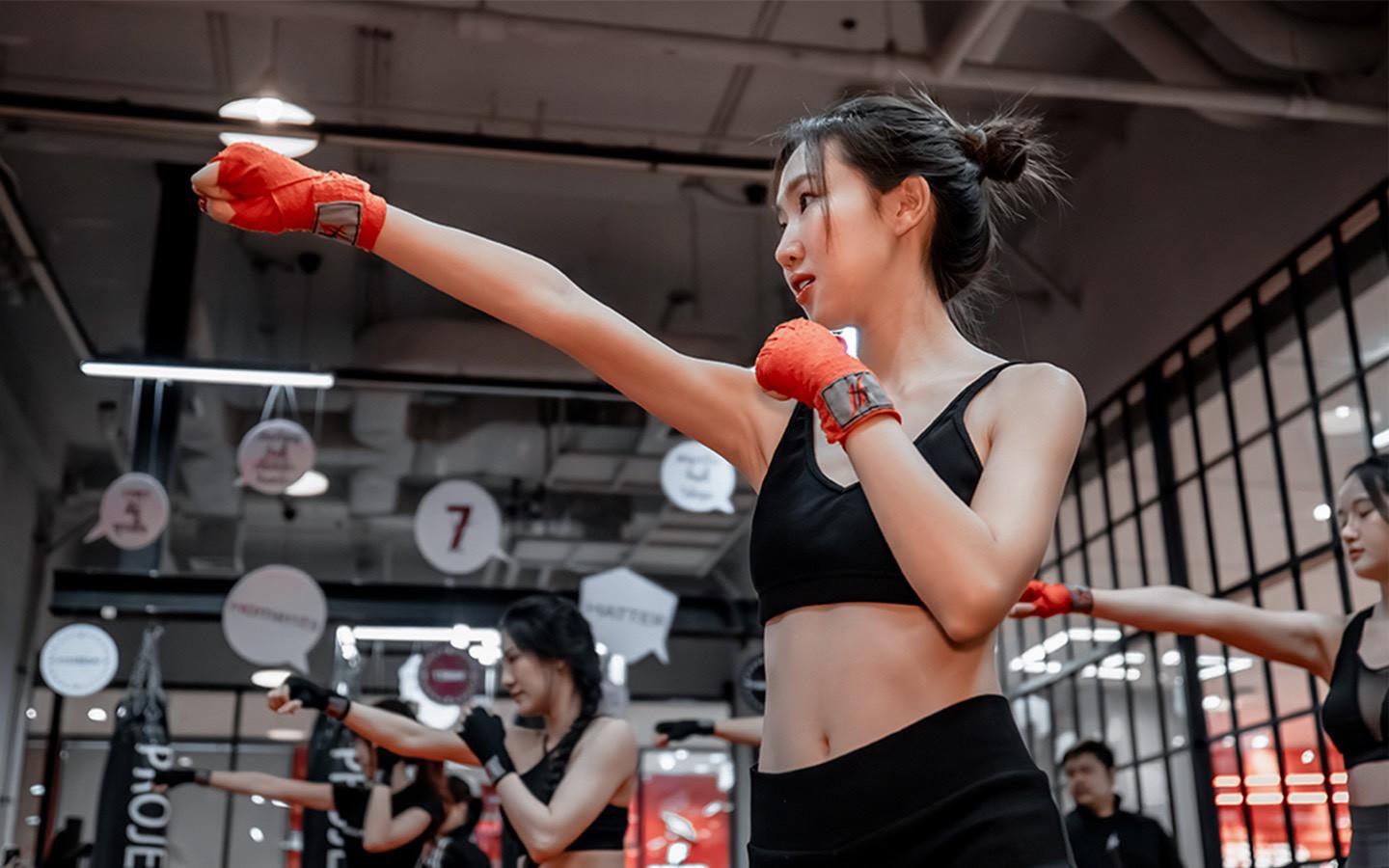 Muay Thai Training Session at Project H Gym