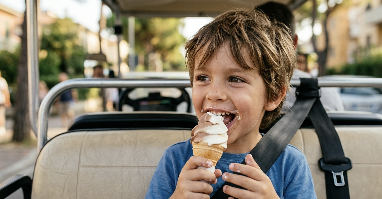 Rome private golf cart tour hotel pickup collection city centre — image 9