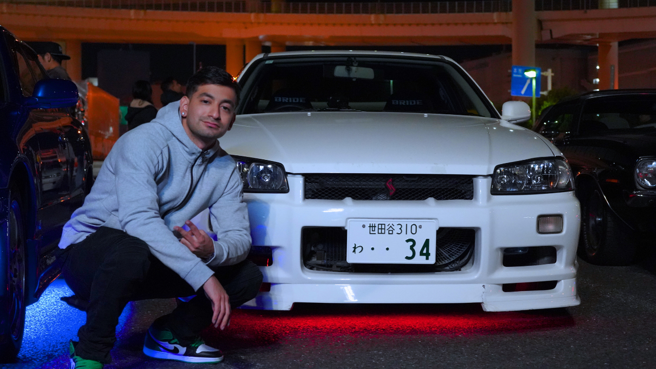 【Self-Drive in Tokyo】R34/35 GT-R JDM TOUR to Daikoku PA