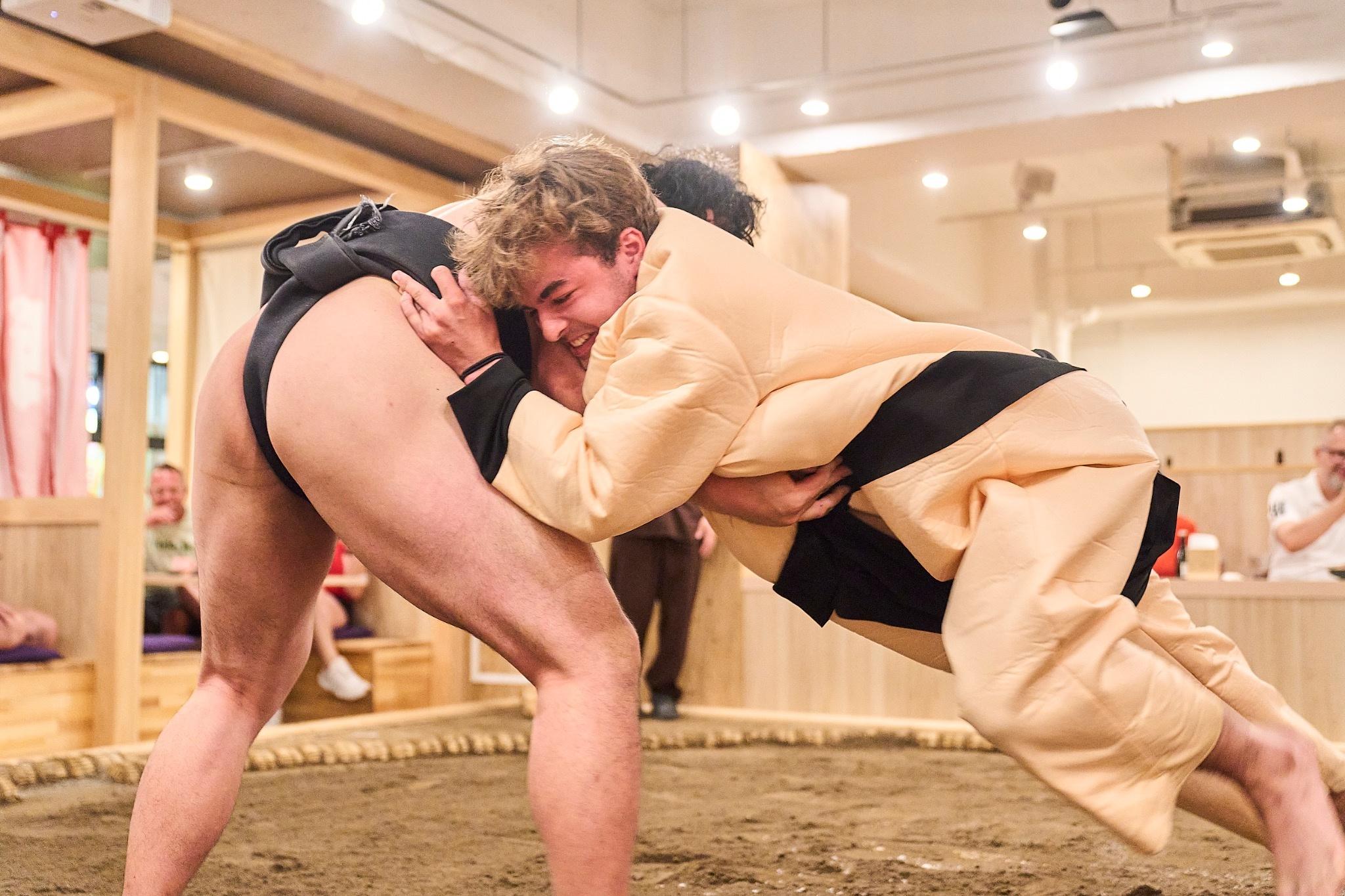 Sumo Wrestling Show & Interactive Challenge in Tokyo