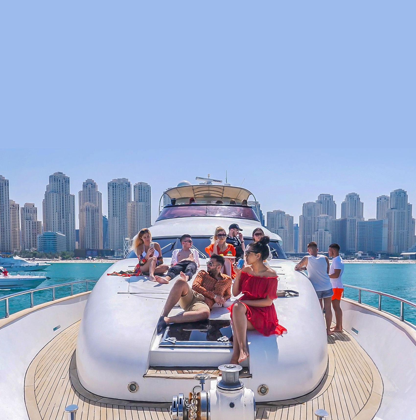 Dubai Marina Luxury Yacht Cruise with Breakfast or BBQ
