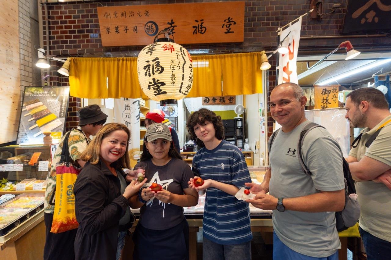 Tour culinaire du marché de Nishiki et promenade guidée dans Gion