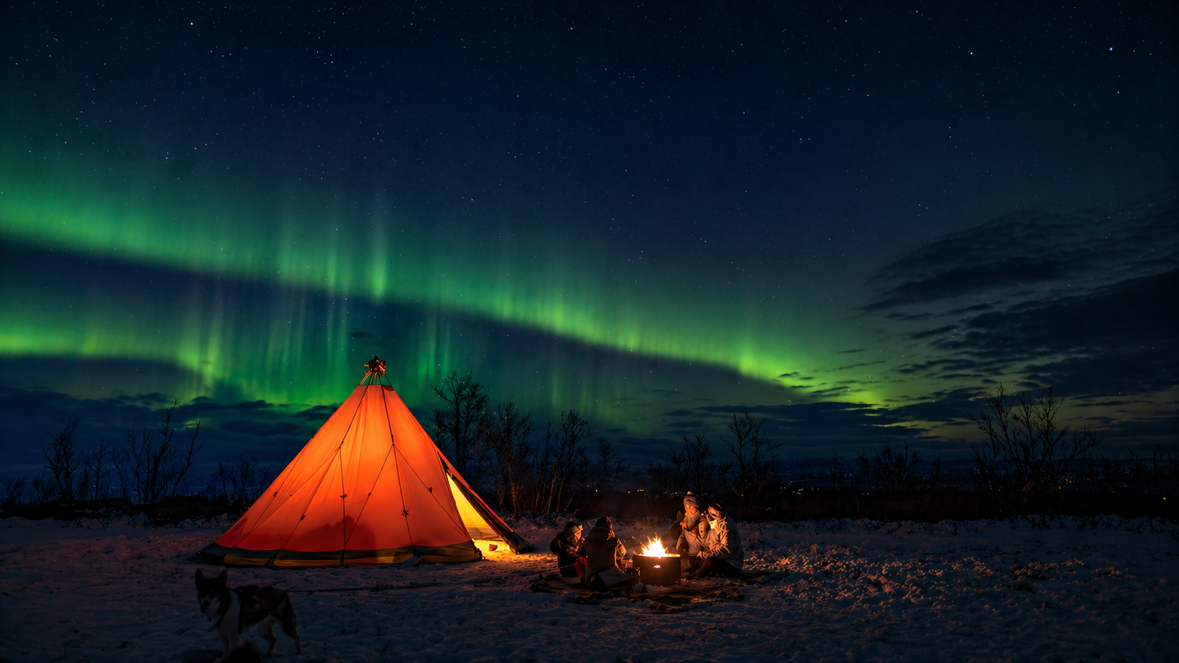 Abisko Northern Lights Husky Hike