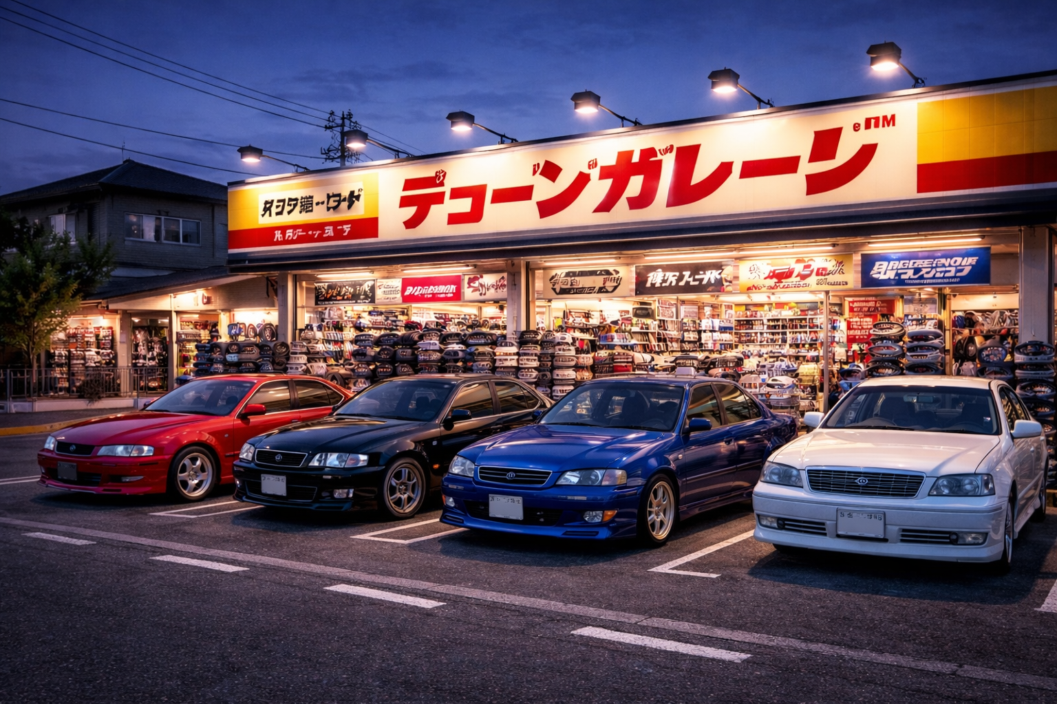 Tokyo Night Cruise JDM Culture Tour include stop at Daikoku