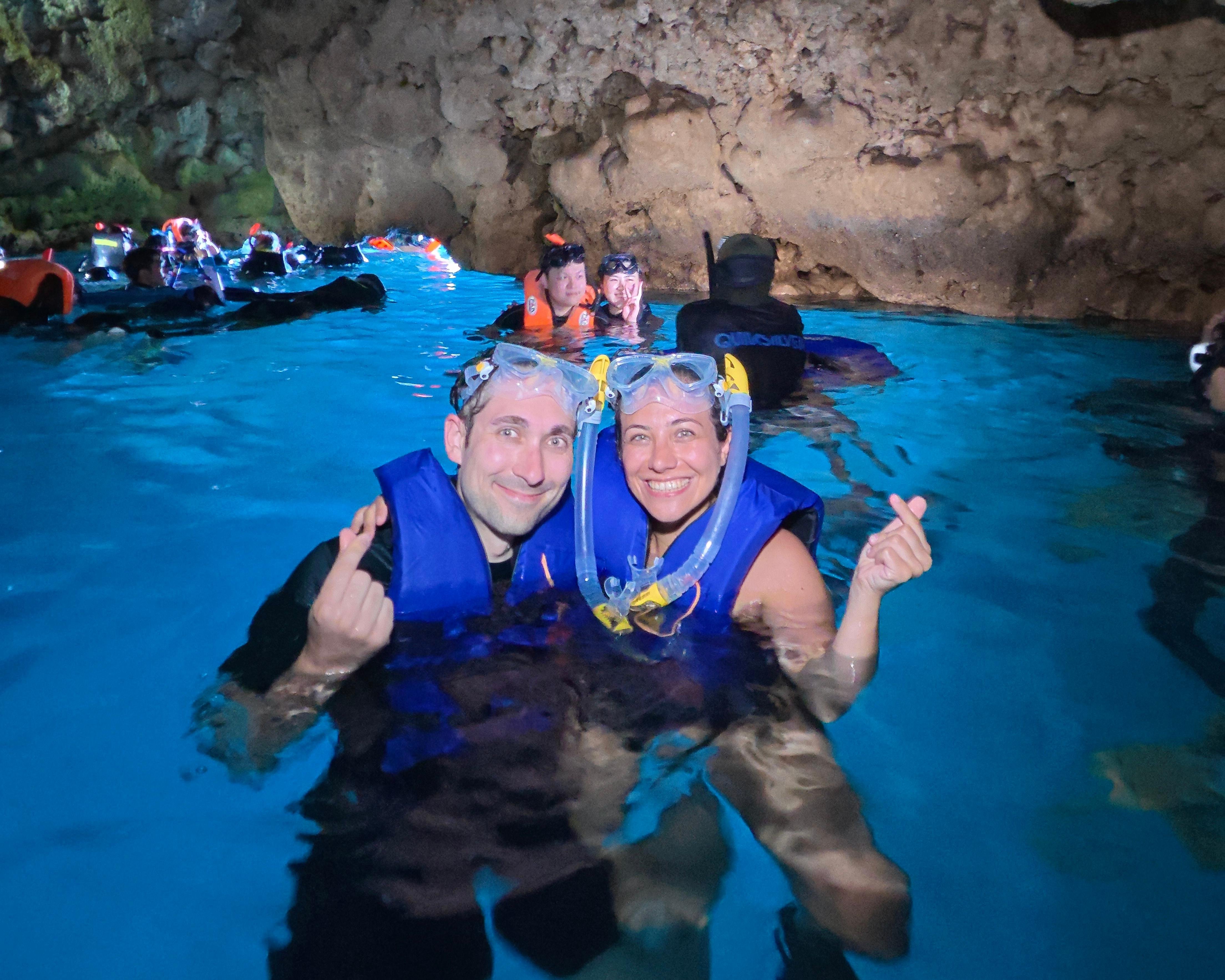 Blue Cave Okinawa snorkelling at Cape Maeda, Onna Village — image 11