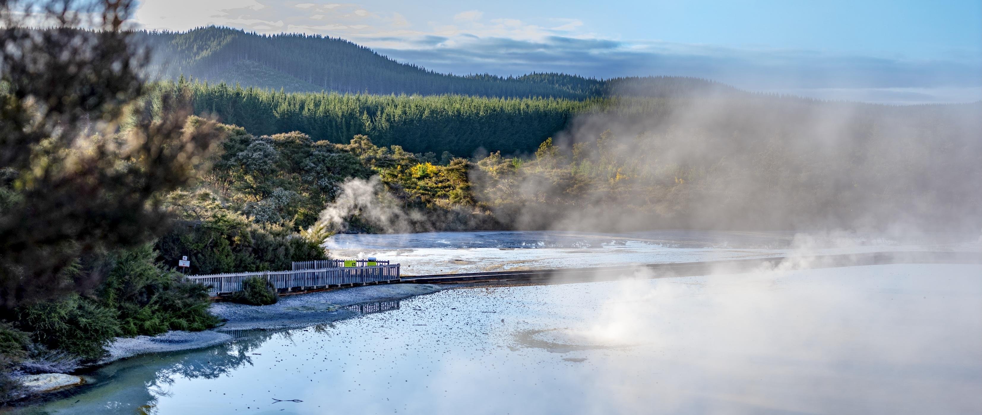 Wai-O-Tapu Thermal Wonderland Rotorua — Champagne Pool and Artist's Palette — image 11