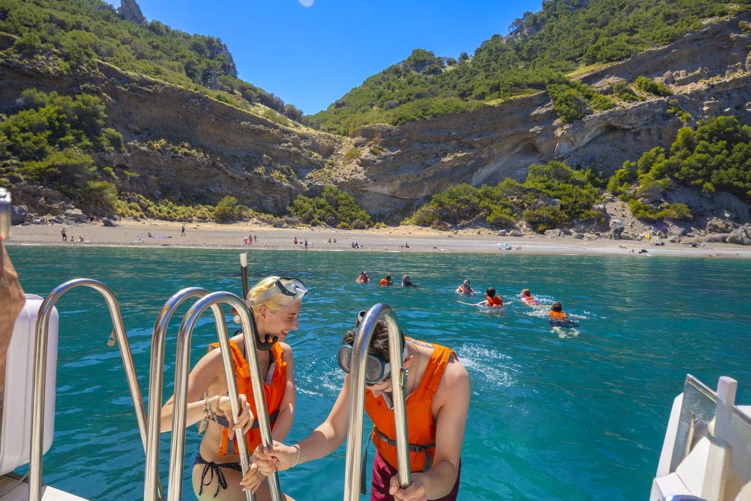Coll Baix Beach & Sea Caves Boat Adventure