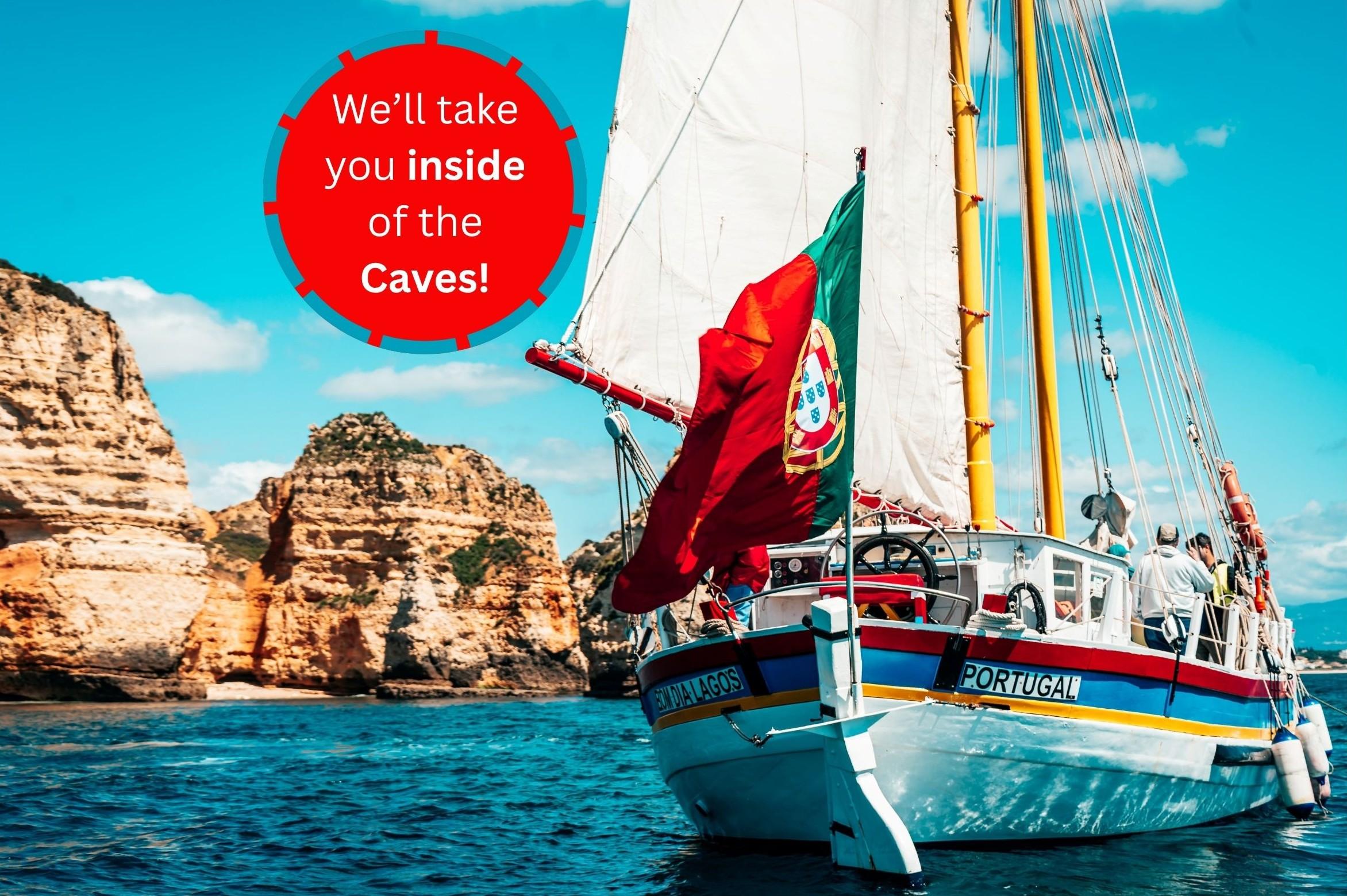 Ponta da Piedade Sailing & Cave Tour with Tapas