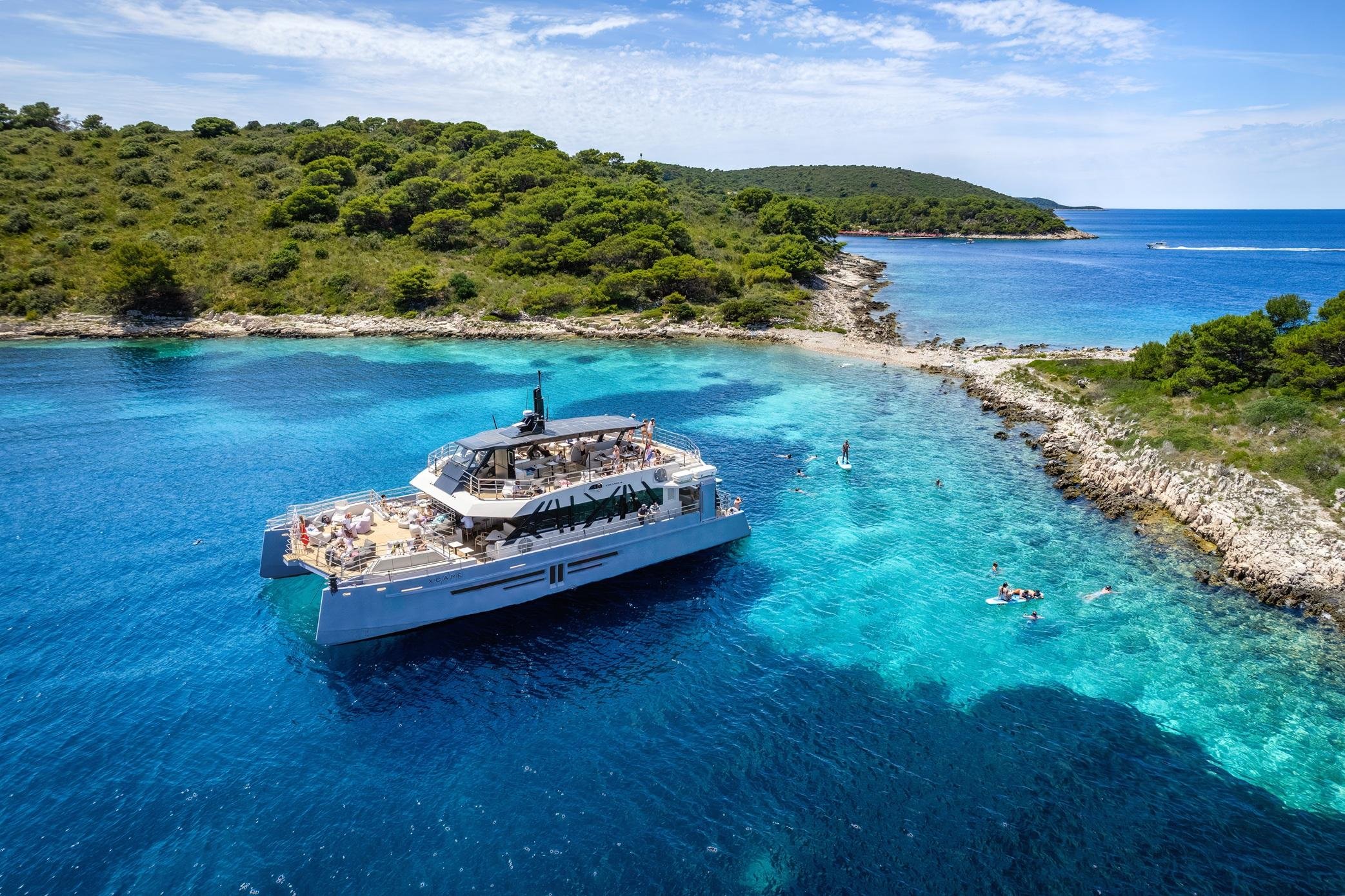 Hvar & Pakleni Islands Luxury Catamaran Day Cruise